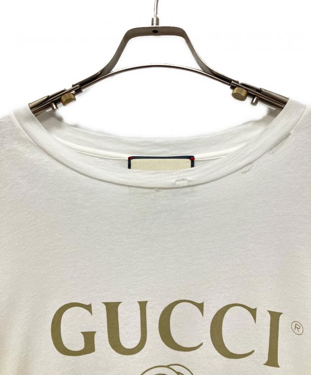 新品未使用★ GUCCI Tシャツ サイズ8Y 130cm 中古・古着通販】GUCCI (グッチ) ロゴTシャツ ホワイト サイズ