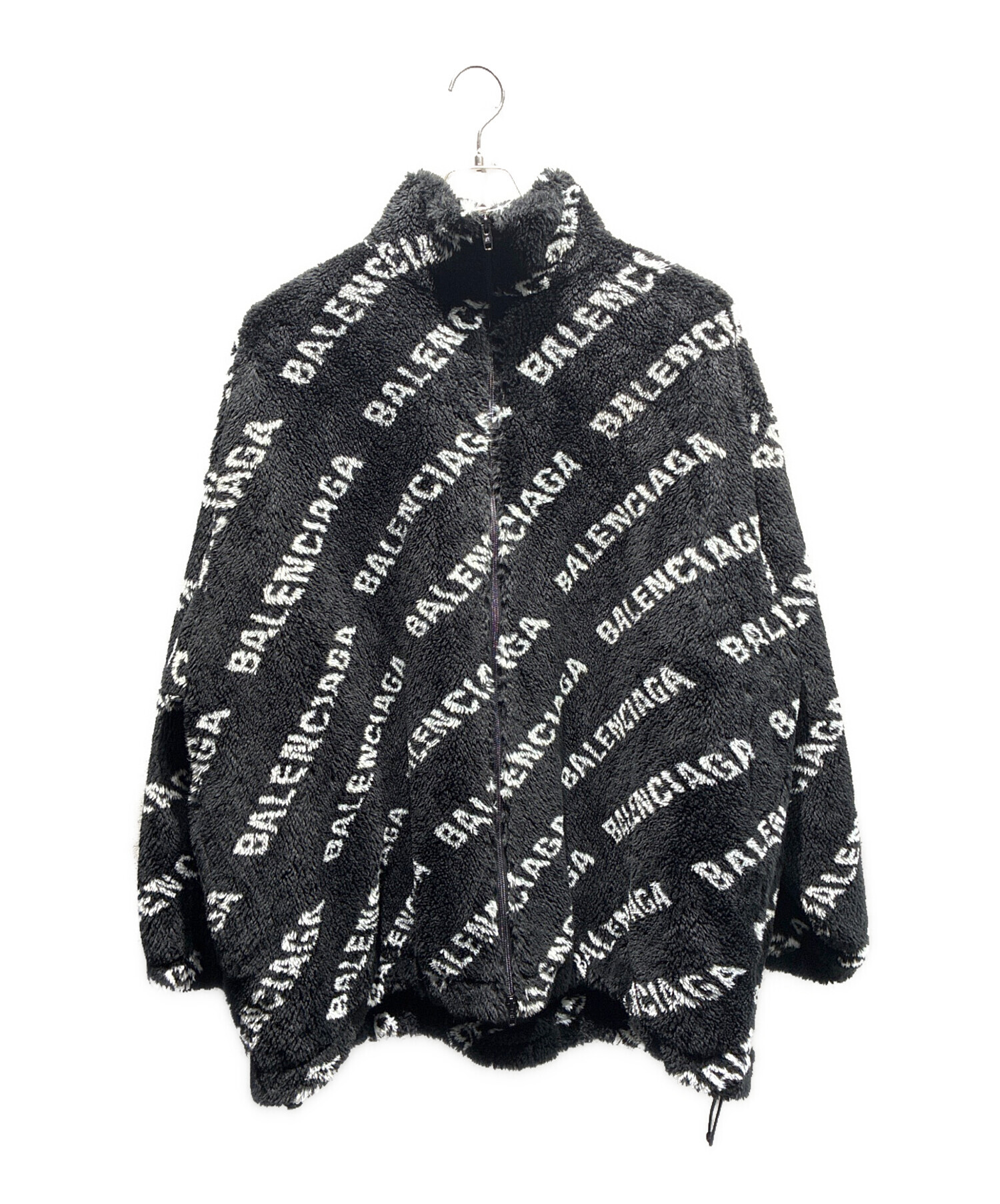 最安値　バレンシアガ　フリース　ジャケット　ボアジャケット 中古・古着通販】BALENCIAGA (バレンシアガ) オールオーバーロゴ