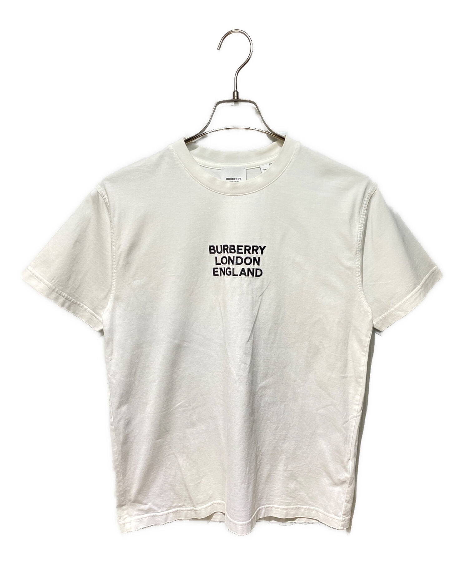 中古・古着通販】BURBERRY (バーバリー) ロゴエンブロイダリーTシャツ 