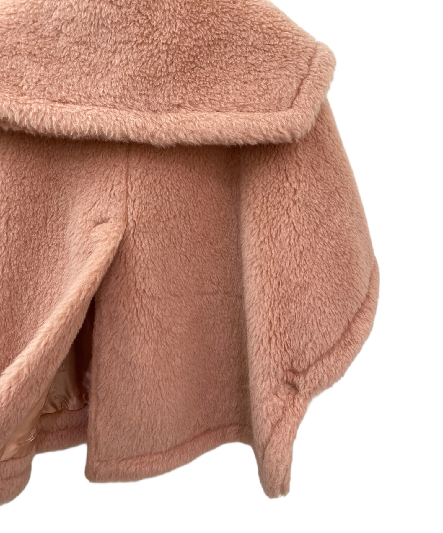 中古・古着通販】MaxMara (マックスマーラ) テディベアポンチョ ピンク