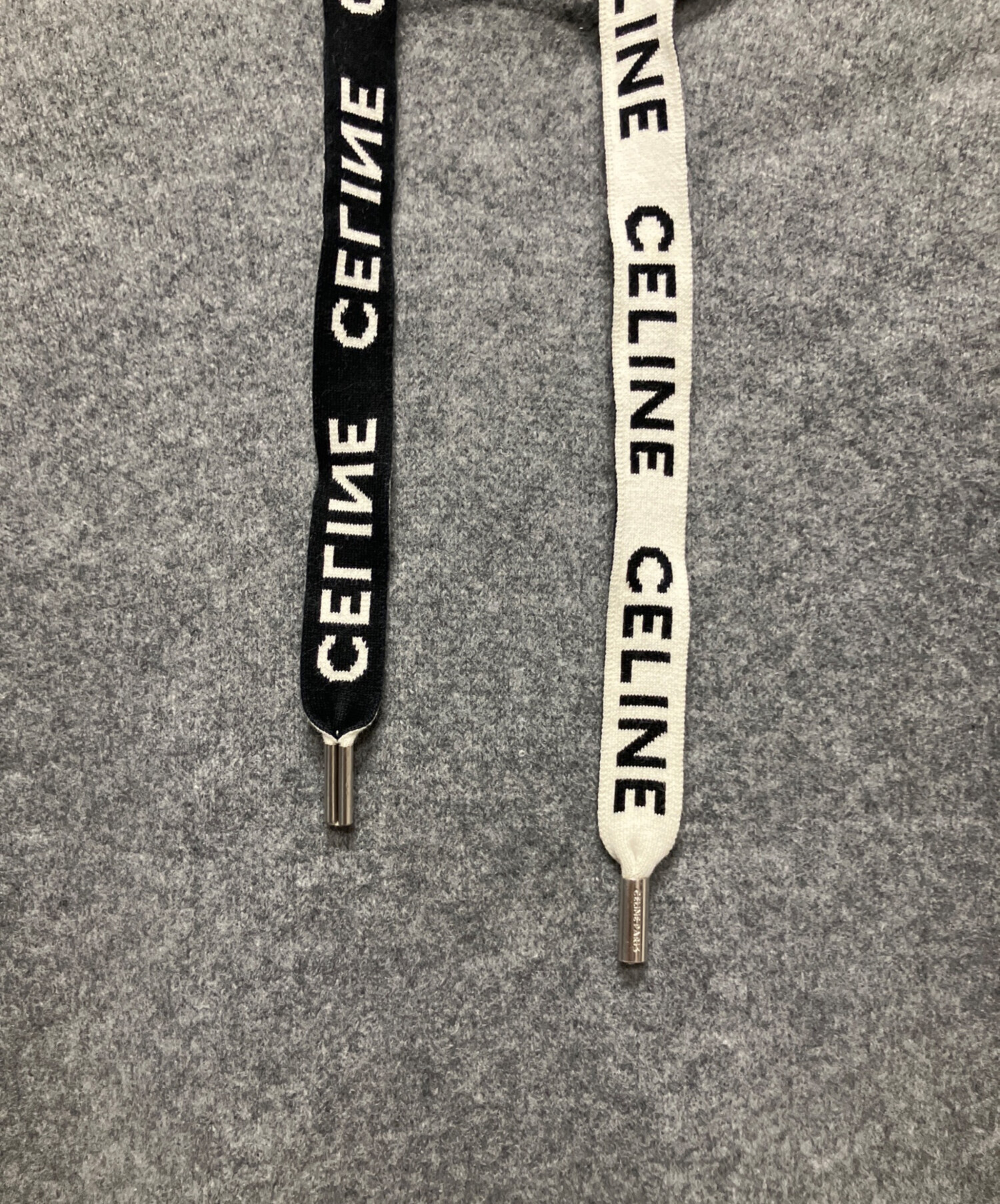 中古・古着通販】CELINE (セリーヌ) Wool Cashmere Knit Hoodie(ウール 