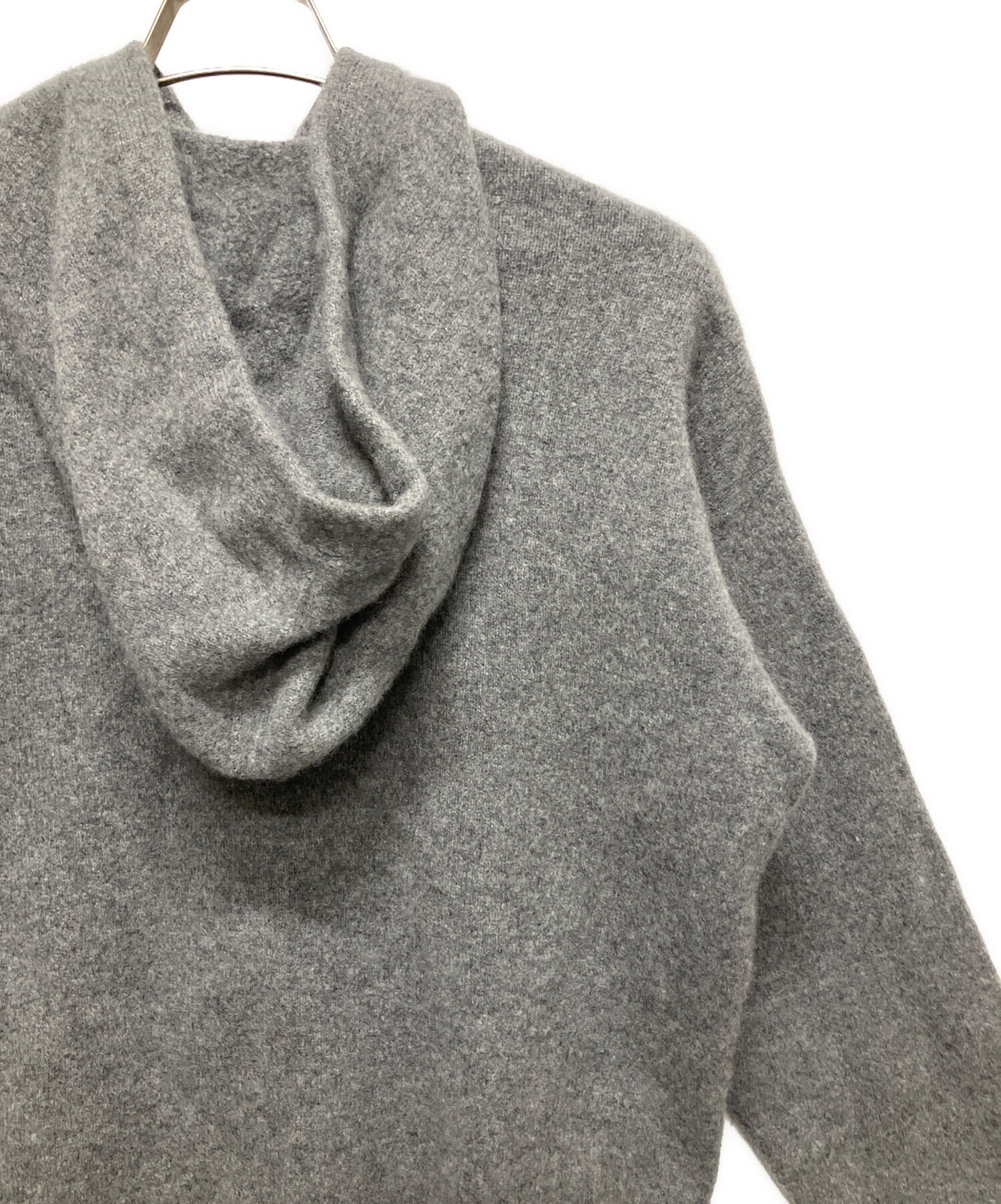 中古・古着通販】CELINE (セリーヌ) Wool Cashmere Knit Hoodie(ウール