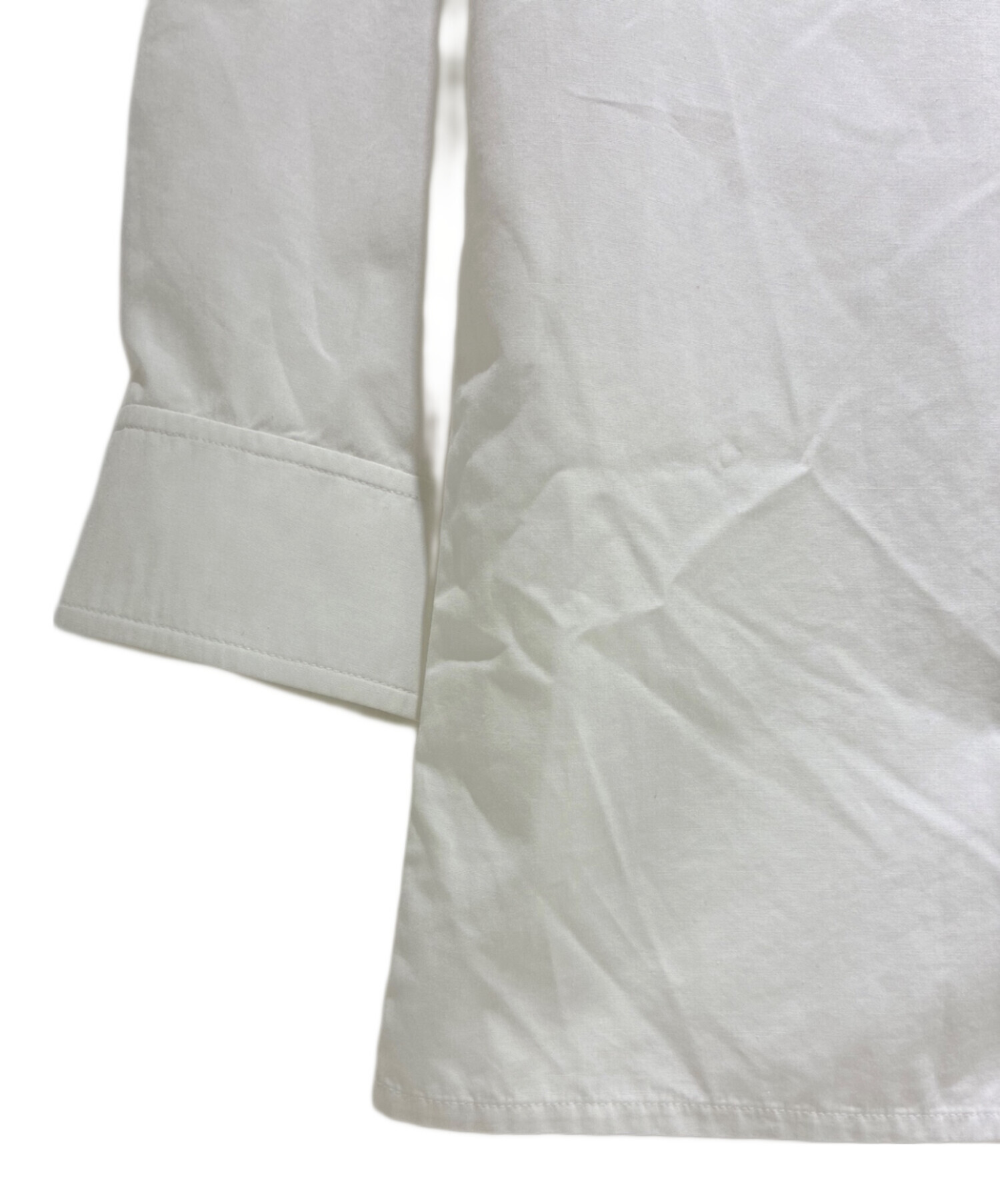 HERMÈS エルメス　マルジェラ期　ホワイト長袖シャツ Hermesエルメス HERMES 長袖シャツ マルジェラ期 フロントジップ