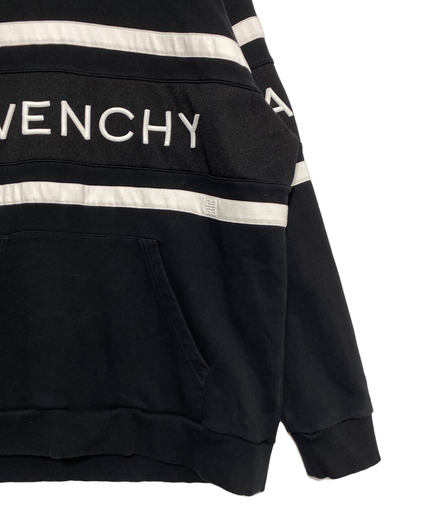 中古・古着通販】GIVENCHY (ジバンシィ) ロゴパーカー ブラック 中古・古着通販】GIVENCHY (ジバンシィ) ロゴパーカー ブラック