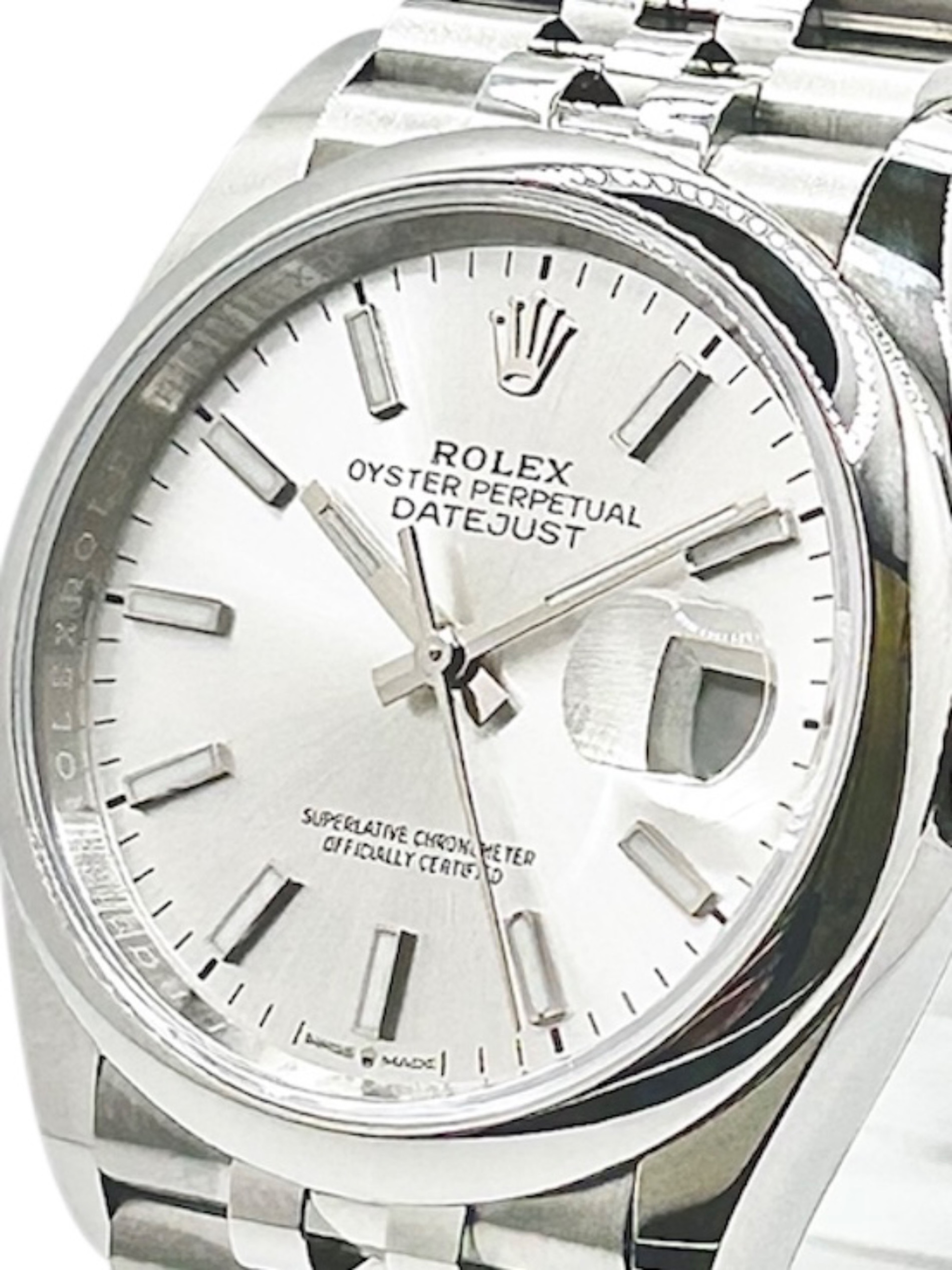 中古・古着通販】ROLEX (ロレックス) デイトジャスト36 シルバー文字盤