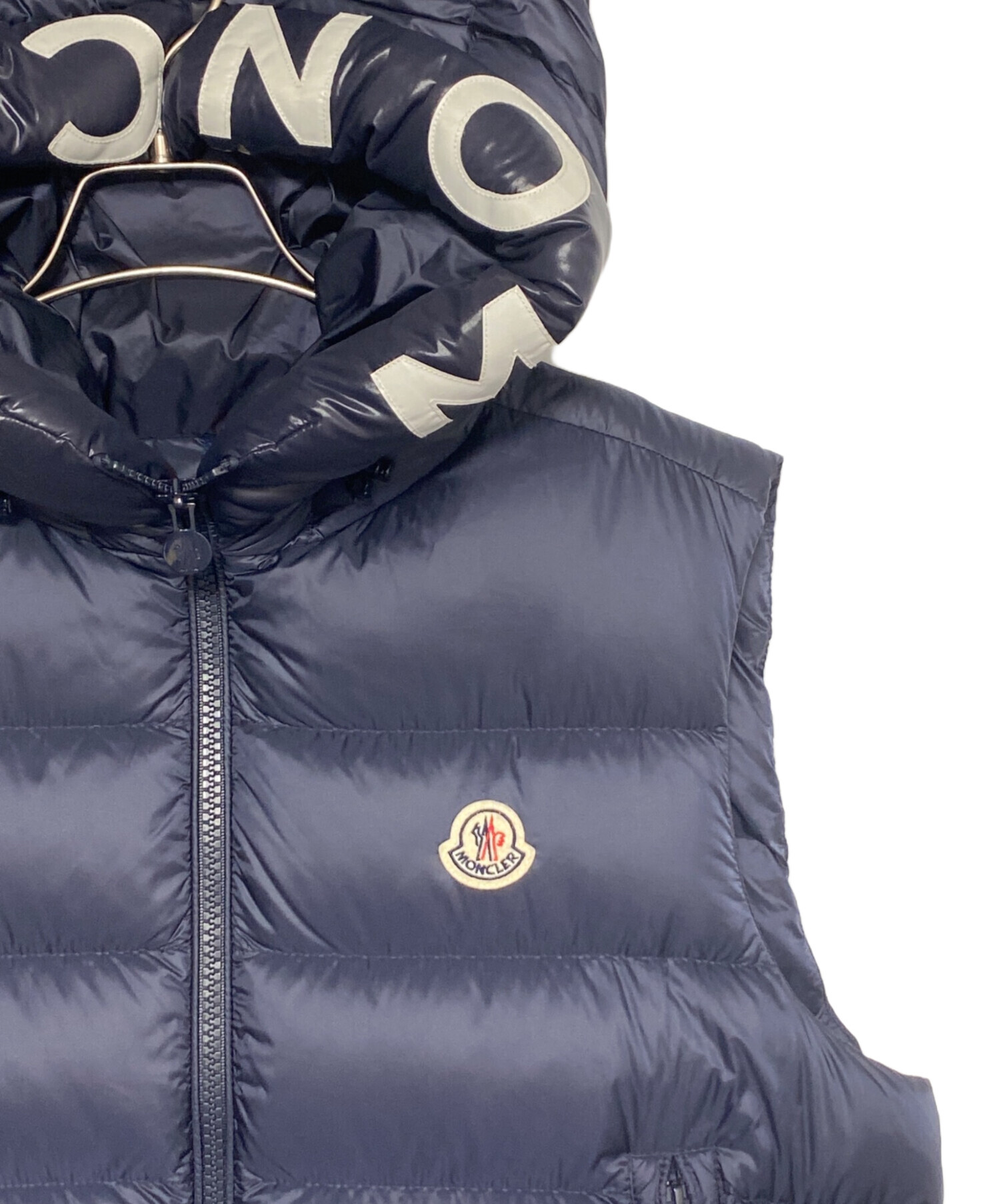 MONCLER  ダウンベスト紺色 MONCLER（モンクレール） ダウンベスト L ネイビー レディース
