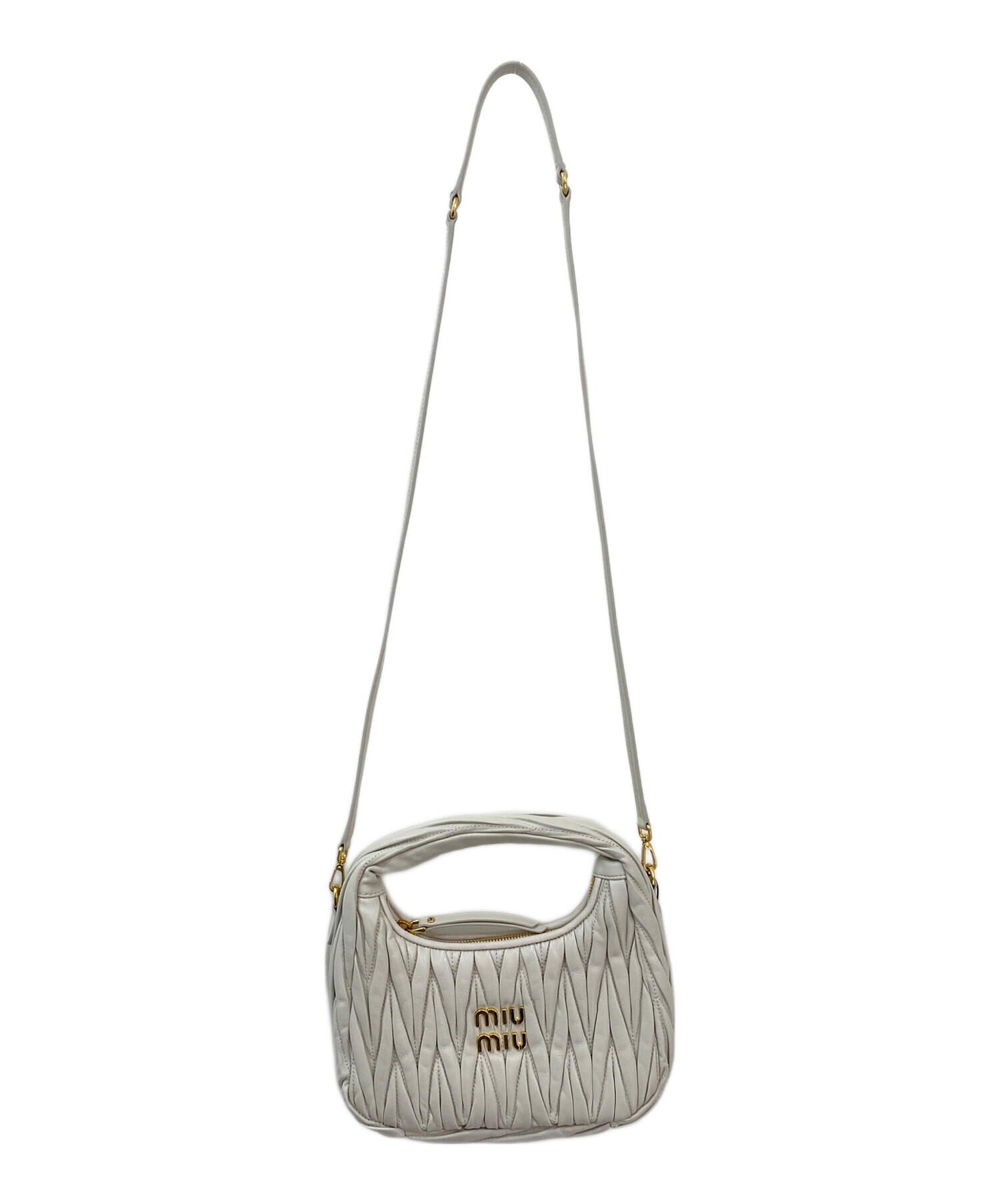 中古・古着通販】MIU MIU (ミュウミュウ) ワンダーマテラッセ レザー 