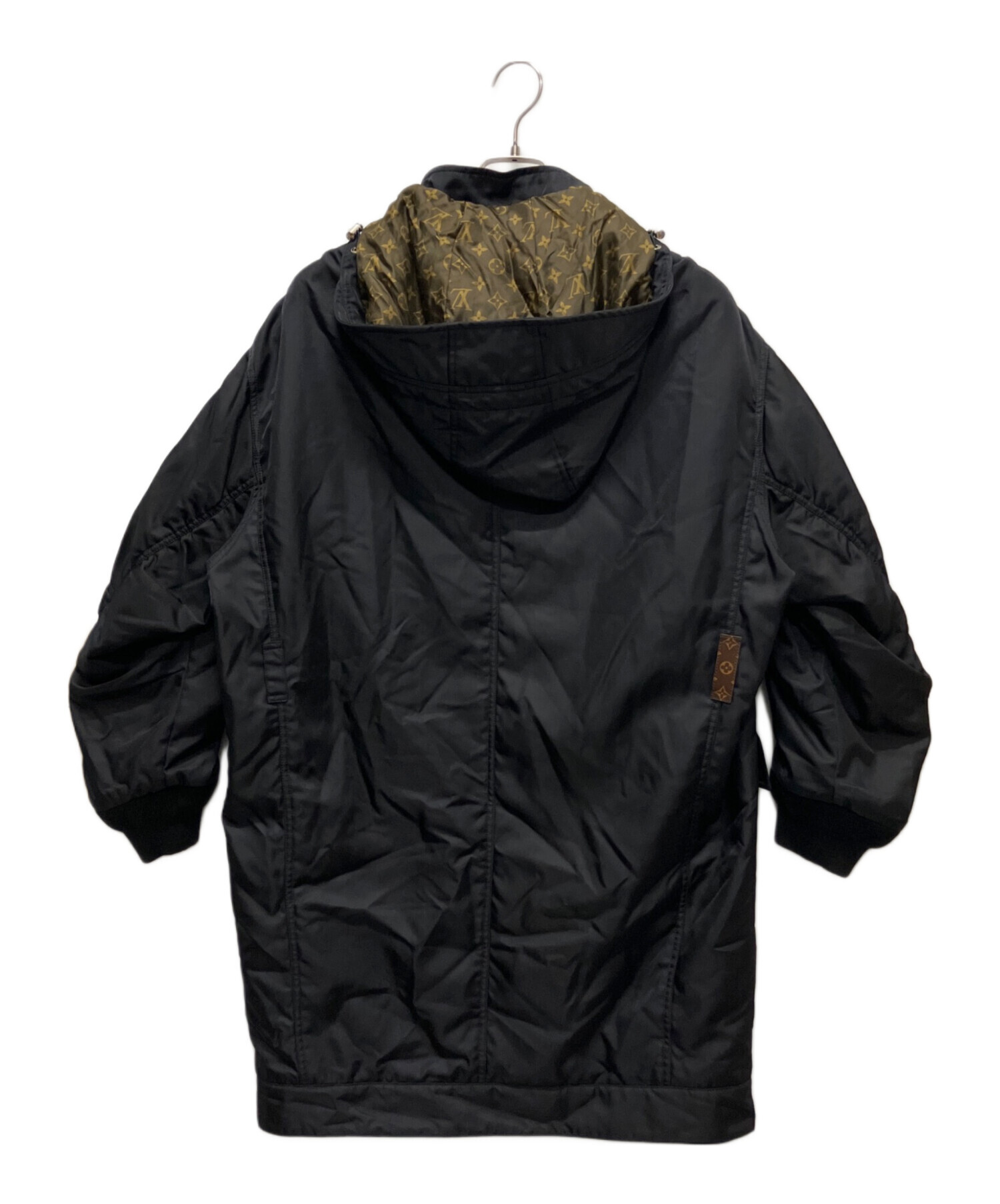 未使用級】 ルイヴィトン トレンチコート ネイビー 36 モノグラム