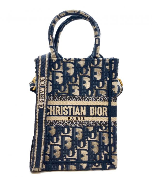 CHRISTIAN DIOR ミニブックトート 中古・古着通販】Christian Dior (クリスチャン ディオール) BOOK TOTE