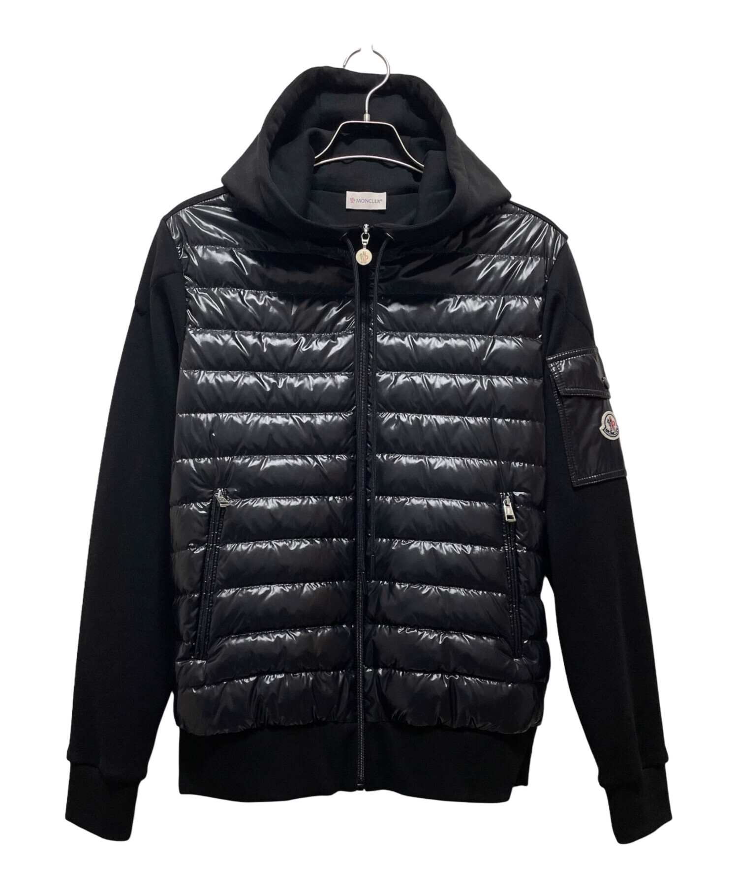 MONCLER パーカー メンズ MAGLIA⁄ダウン切替ジップパーカー cardigan 