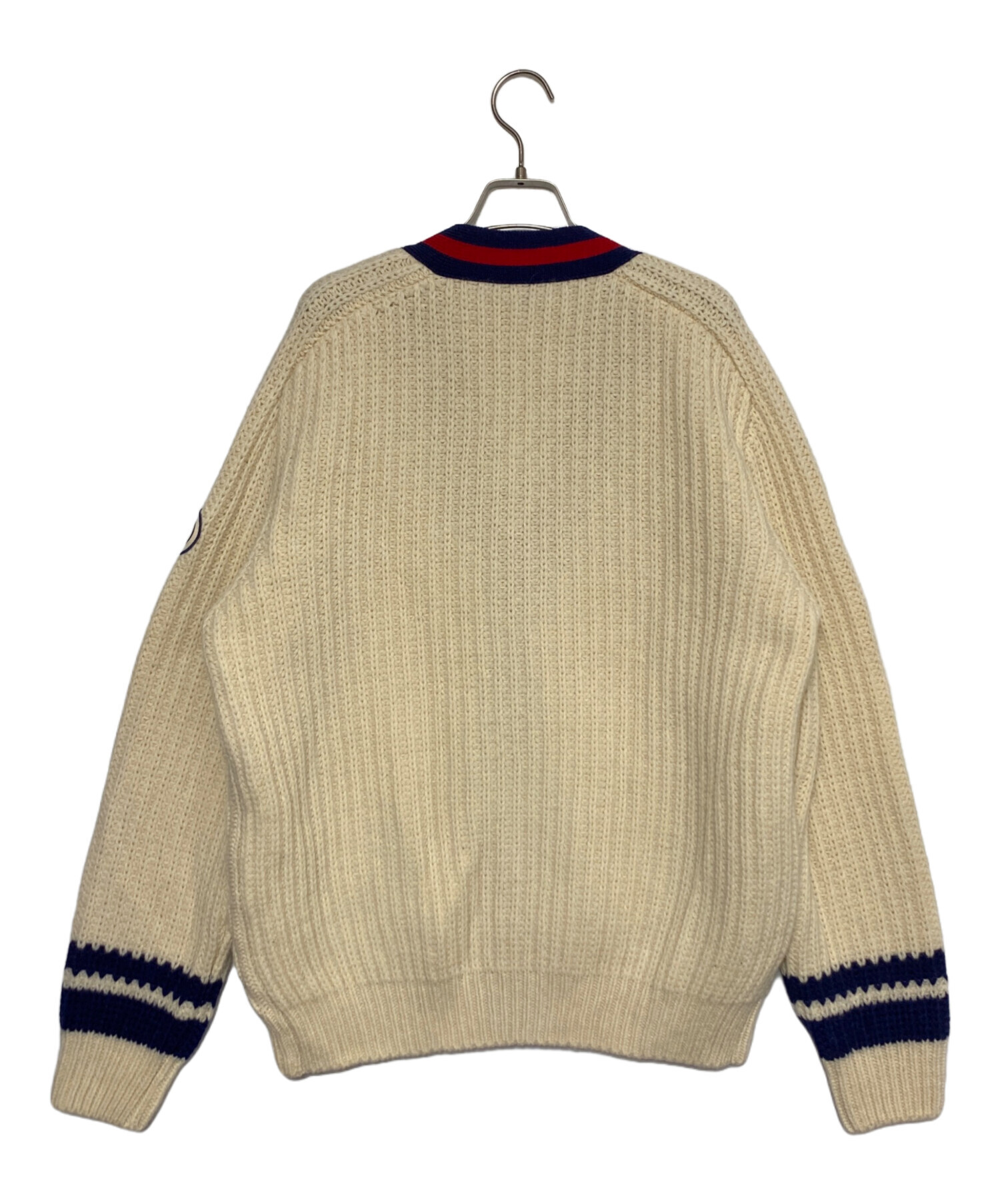 中古・古着通販】GUCCI (グッチ) ケーブルカーディガン ベージュ