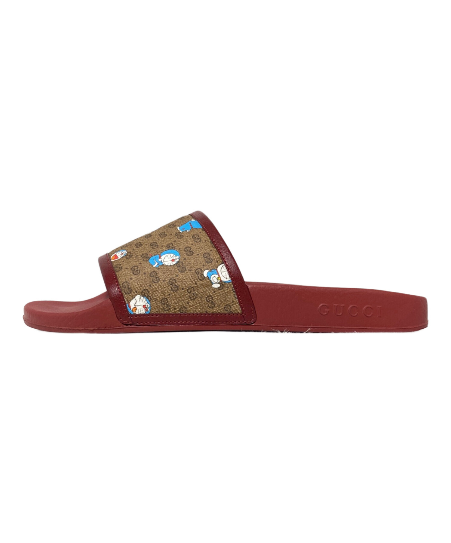 GUCCI × ドラえもん GGスプリーム スライドサンダル 10 中古・古着通販】GUCCI (グッチ) ドラえもん (ドラエモン) GG