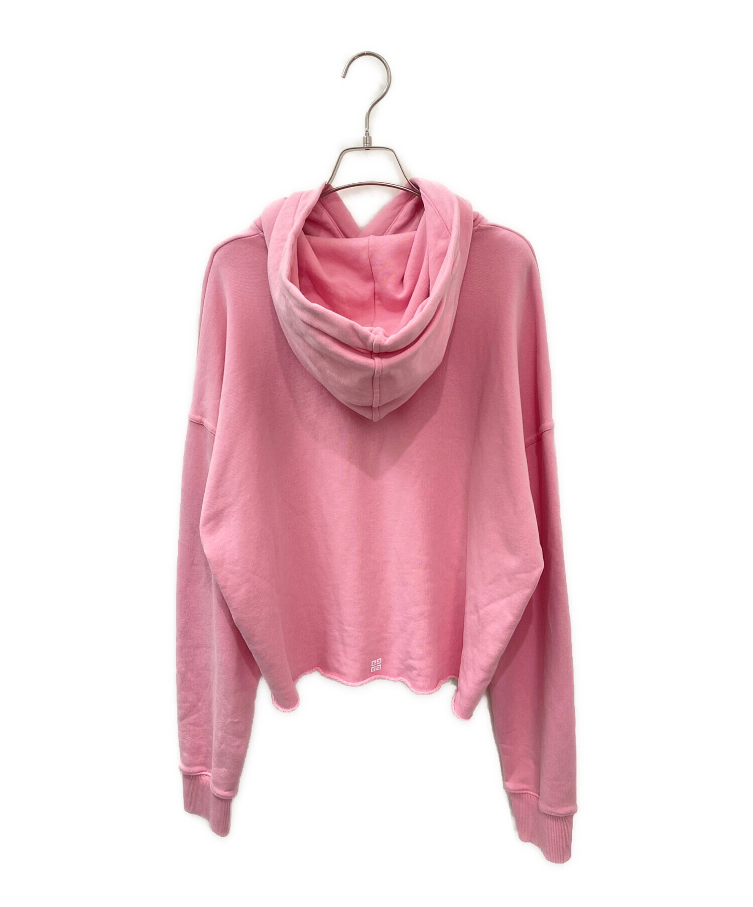 GIVENCHY ジバンシー クロップド パーカー 中古・古着通販】GIVENCHY (ジバンシィ) ブランドロゴ クロップド