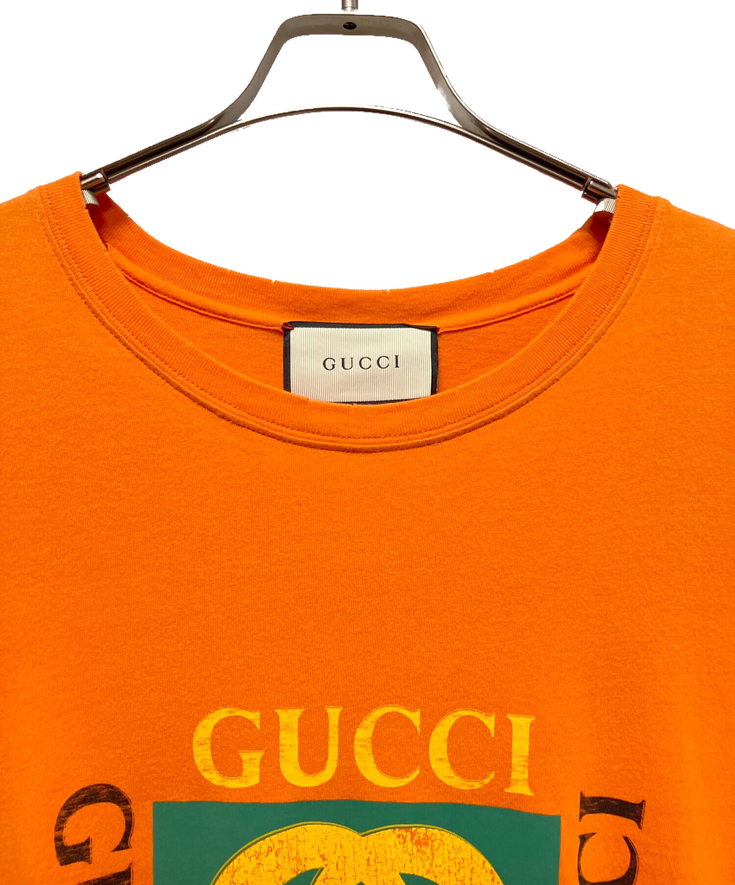 中古・古着通販】GUCCI (グッチ) ヴィンテージロゴTシャツ オレンジ