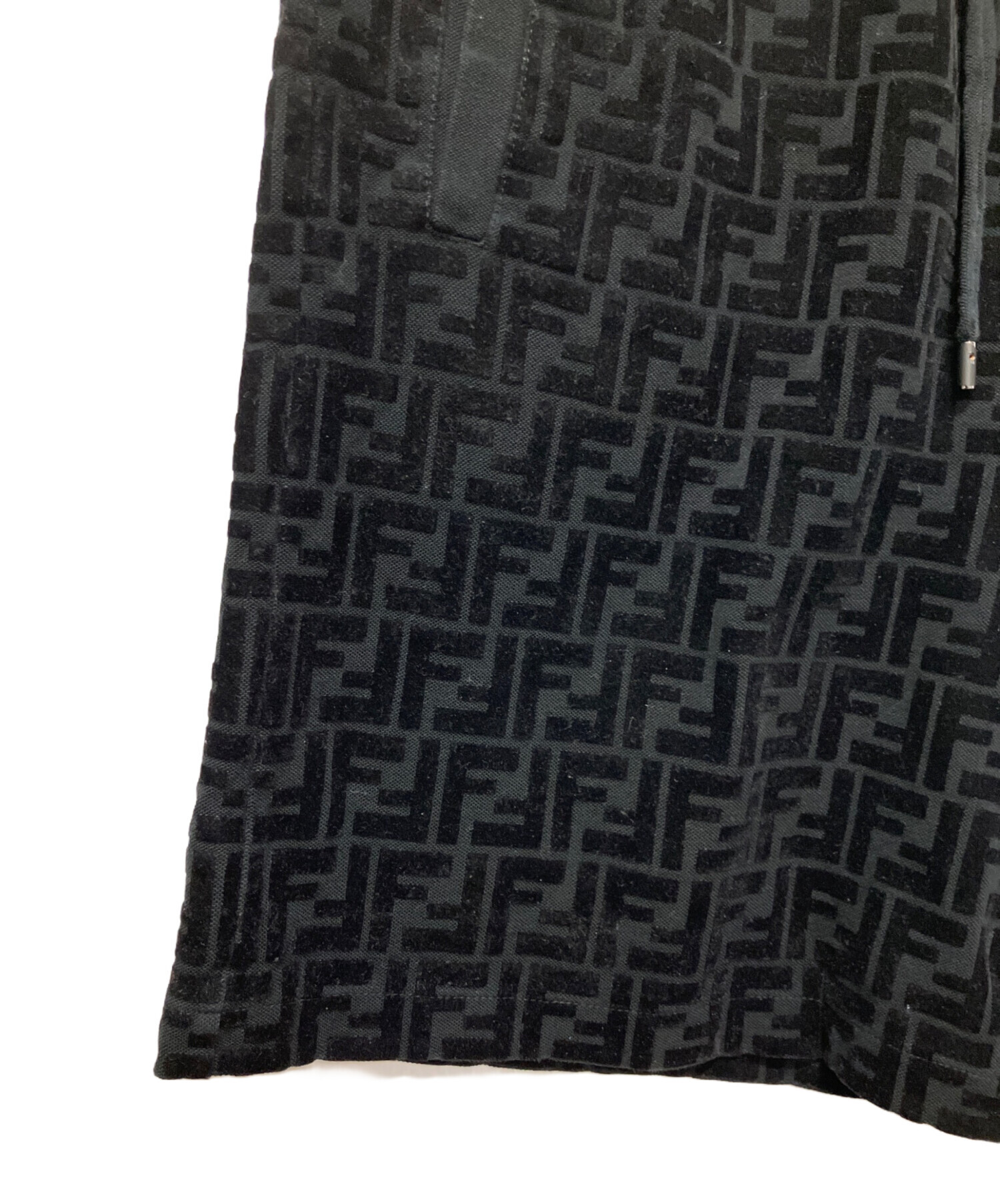 中古・古着通販】FENDI (フェンディ) ズッカ柄ベロアハーフパンツ