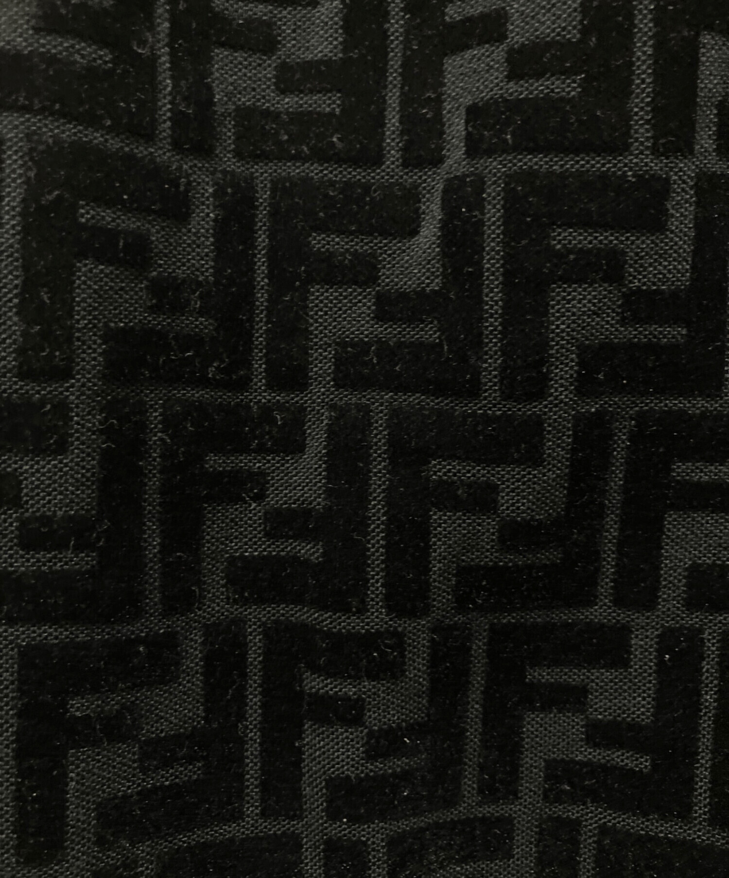中古・古着通販】FENDI (フェンディ) ズッカ柄ベロアハーフパンツ 