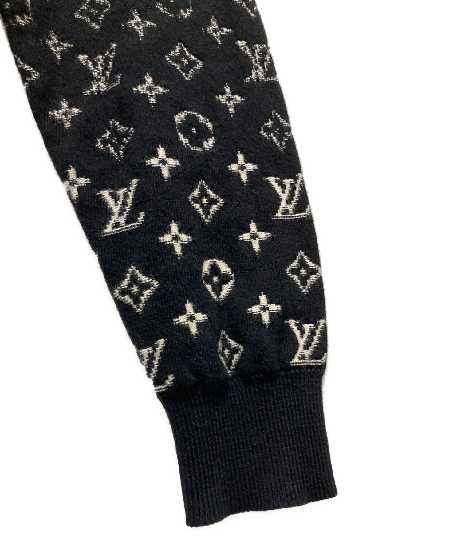ルイヴィトン　ニット　モノグラム　グラディエント　ブラック　XL LOUIS VUITTON ルイ・ヴィトン Louis Vuitton モノグラム