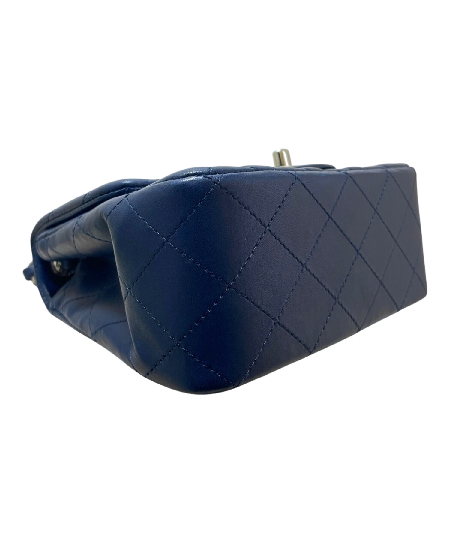CHANEL CHANEL ウエストポーチ　ショルダーバック　ネイビー 中古・古着通販】CHANEL (シャネル) ミニマトラッセチェーンショルダー