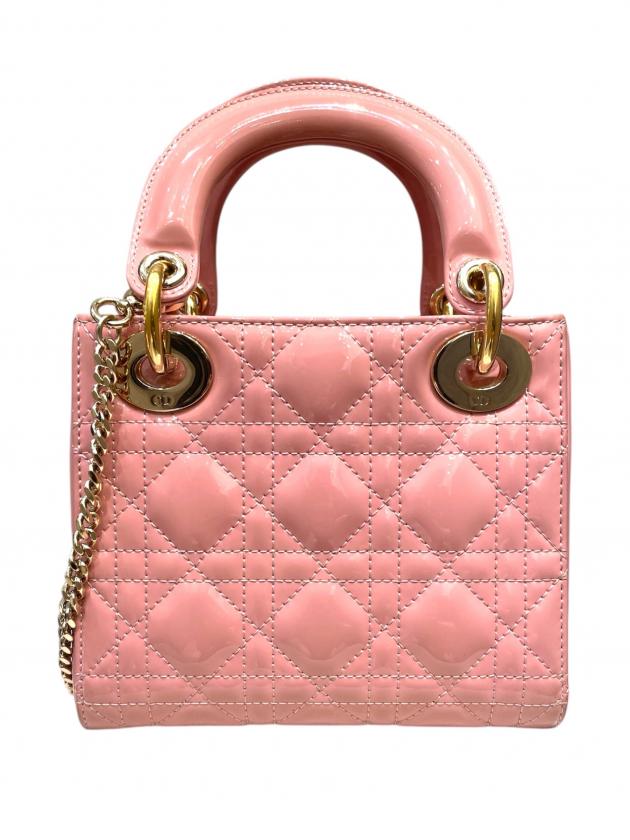 Dior レディディオール ミニ ピンク Christian Dior (クリスチャン ディオール) Lady Dior mini / レディ
