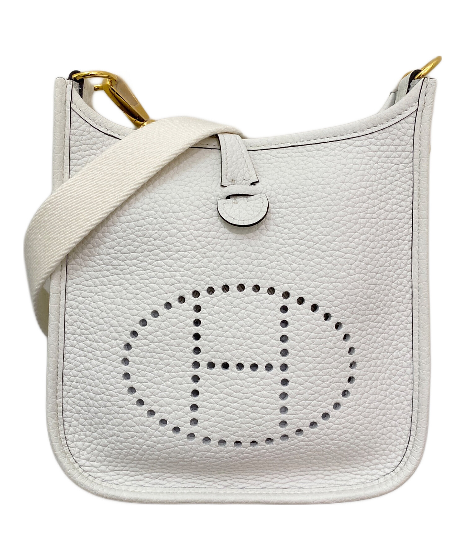 HERMES  エルメス/エブリンTPM/トリヨン/ニューホワイト/W MM003 MH/Aランク/75【中古】 HERMES - HERMES エルメス/エブリンTPM/トリヨン/ニューホワイト/W