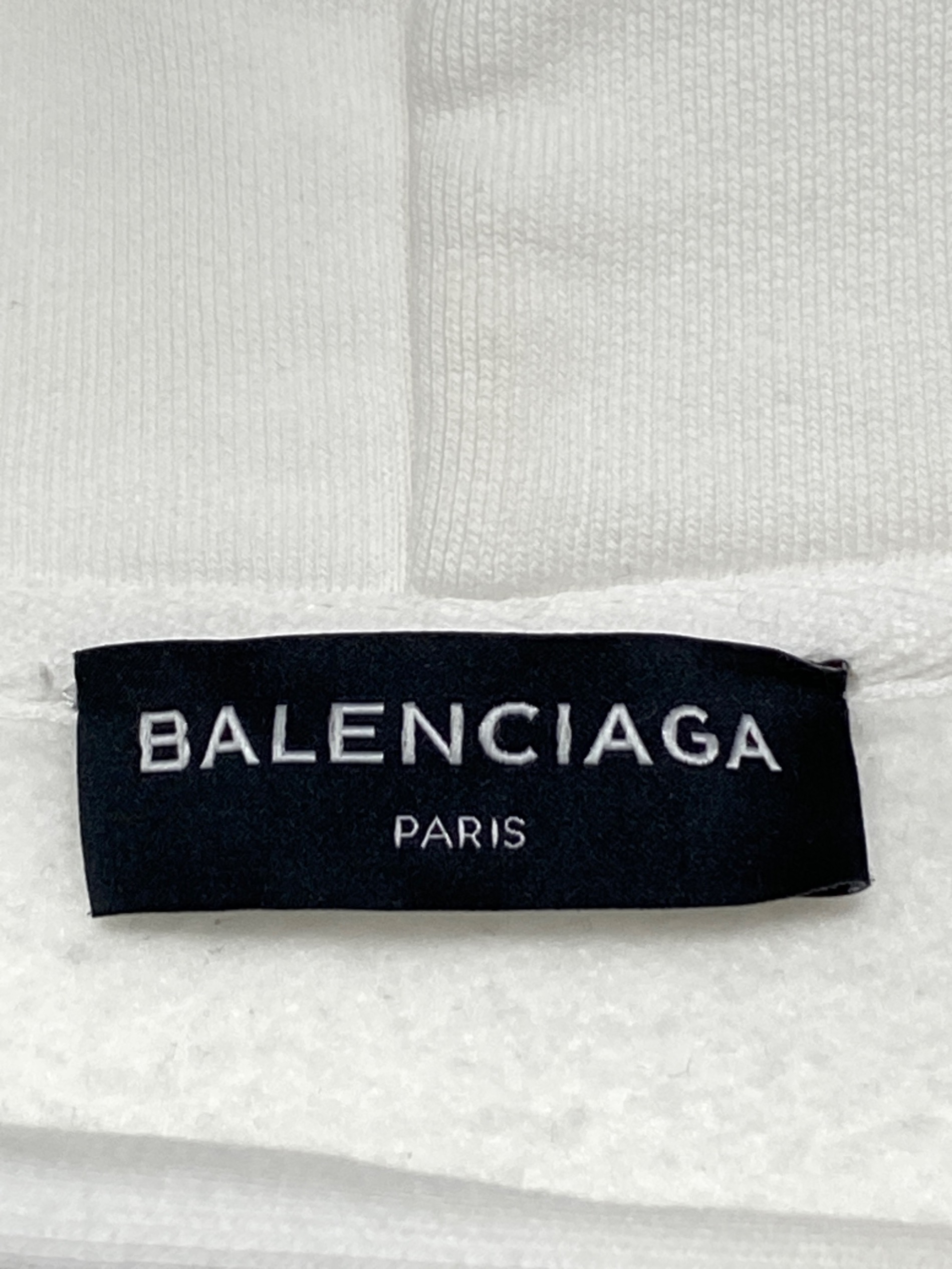 中古・古着通販】BALENCIAGA (バレンシアガ) BBロゴパーカー ホワイト