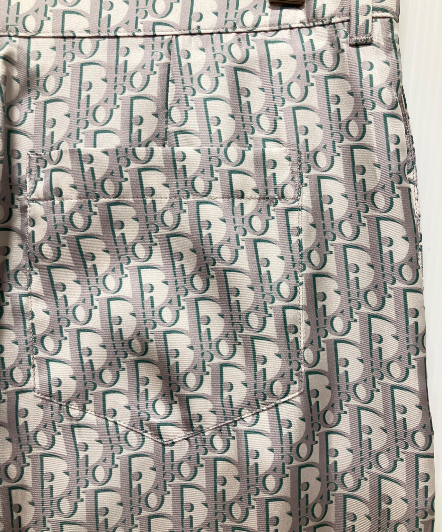 中古・古着通販】Dior (ディオール) Oblique Silk Pants オブリーク 