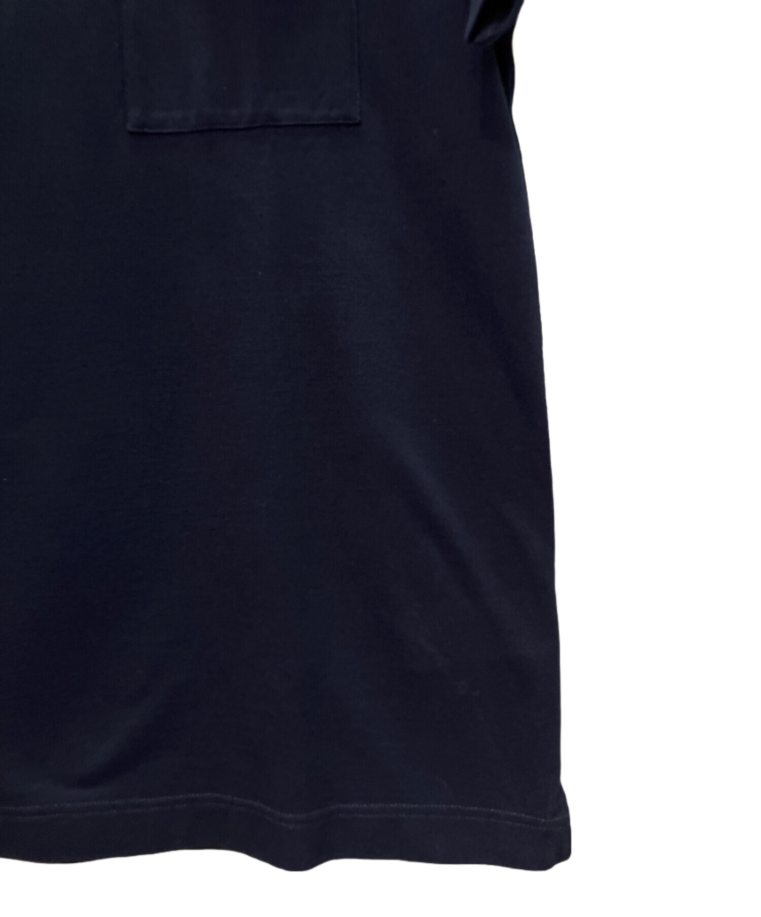 中古・古着通販】HERMES (エルメス) 鹿の子 ポケットTシャツ ネイビー 