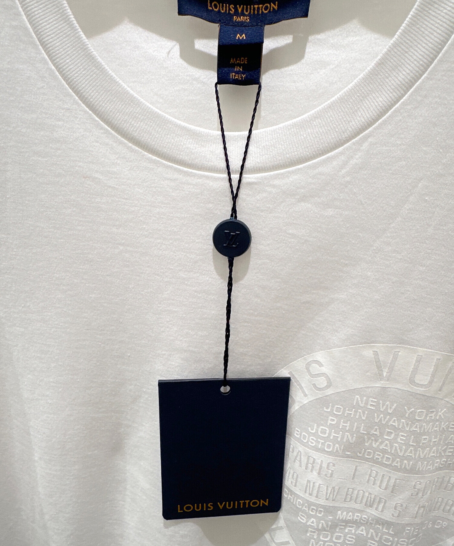中古・古着通販】LOUIS VUITTON (ルイ ヴィトン) ロゴTシャツ ホワイト