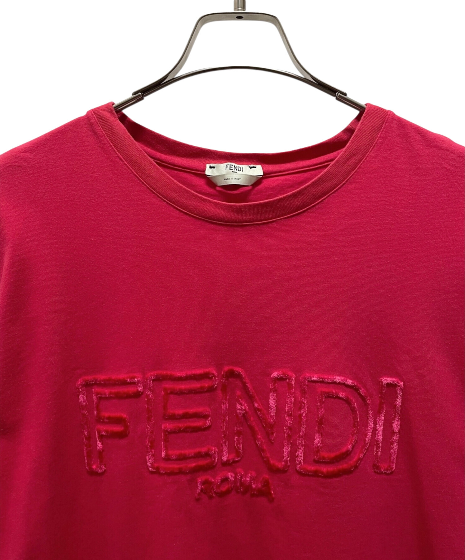中古・古着通販】FENDI (フェンディ) ブランドロゴTシャツ
