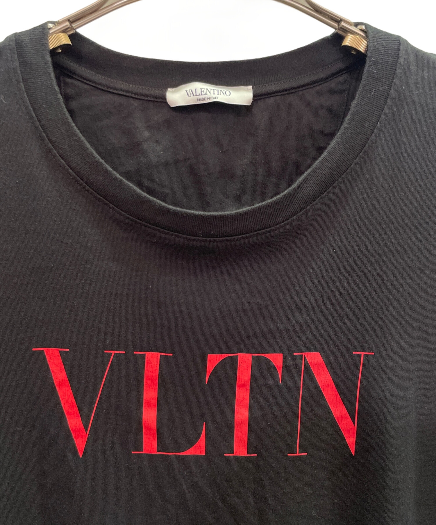 中古・古着通販】VALENTINO (ヴァレンティノ) VLTNTシャツ ブラック 