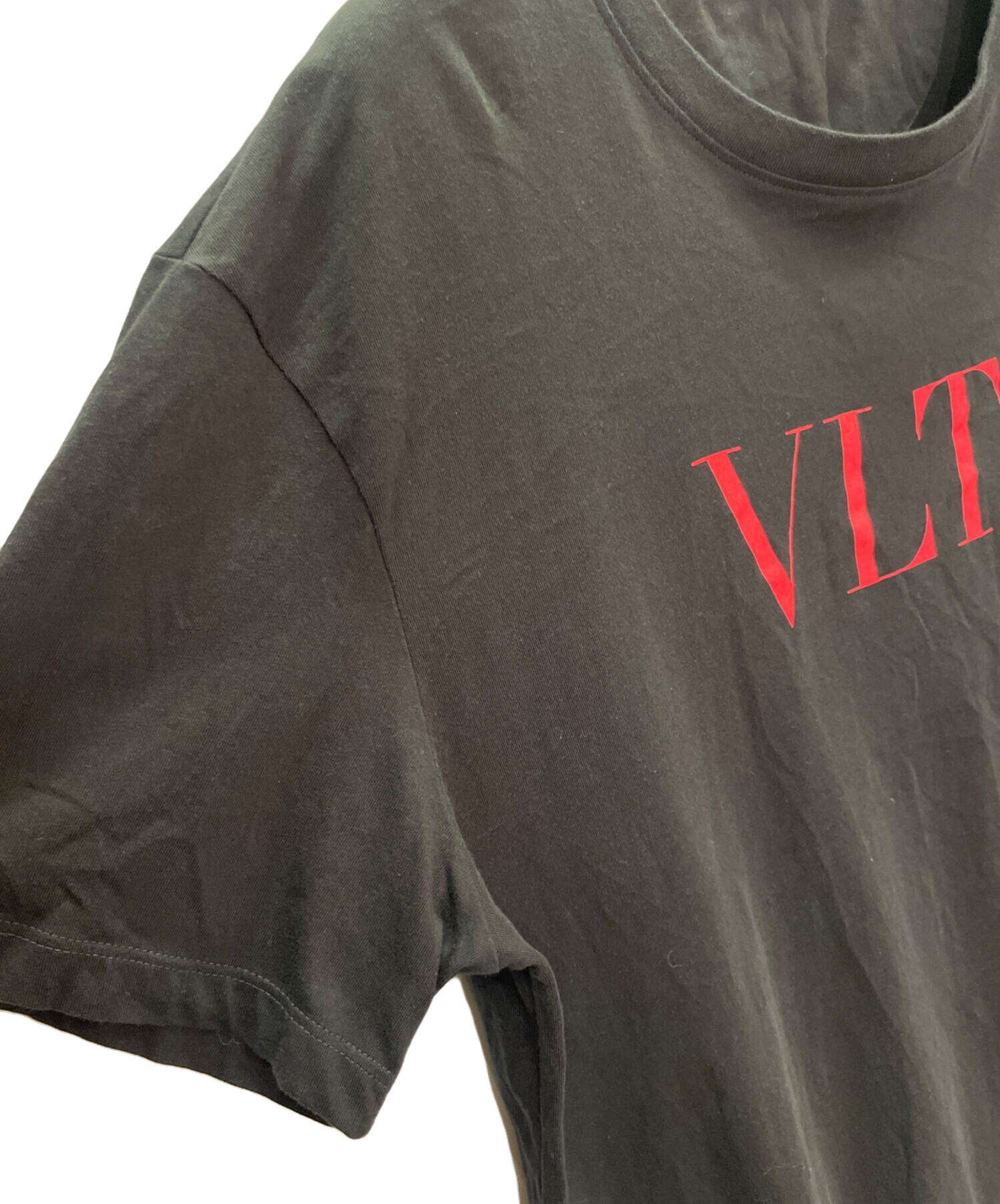 中古・古着通販】VALENTINO (ヴァレンティノ) VLTNTシャツ ブラック 