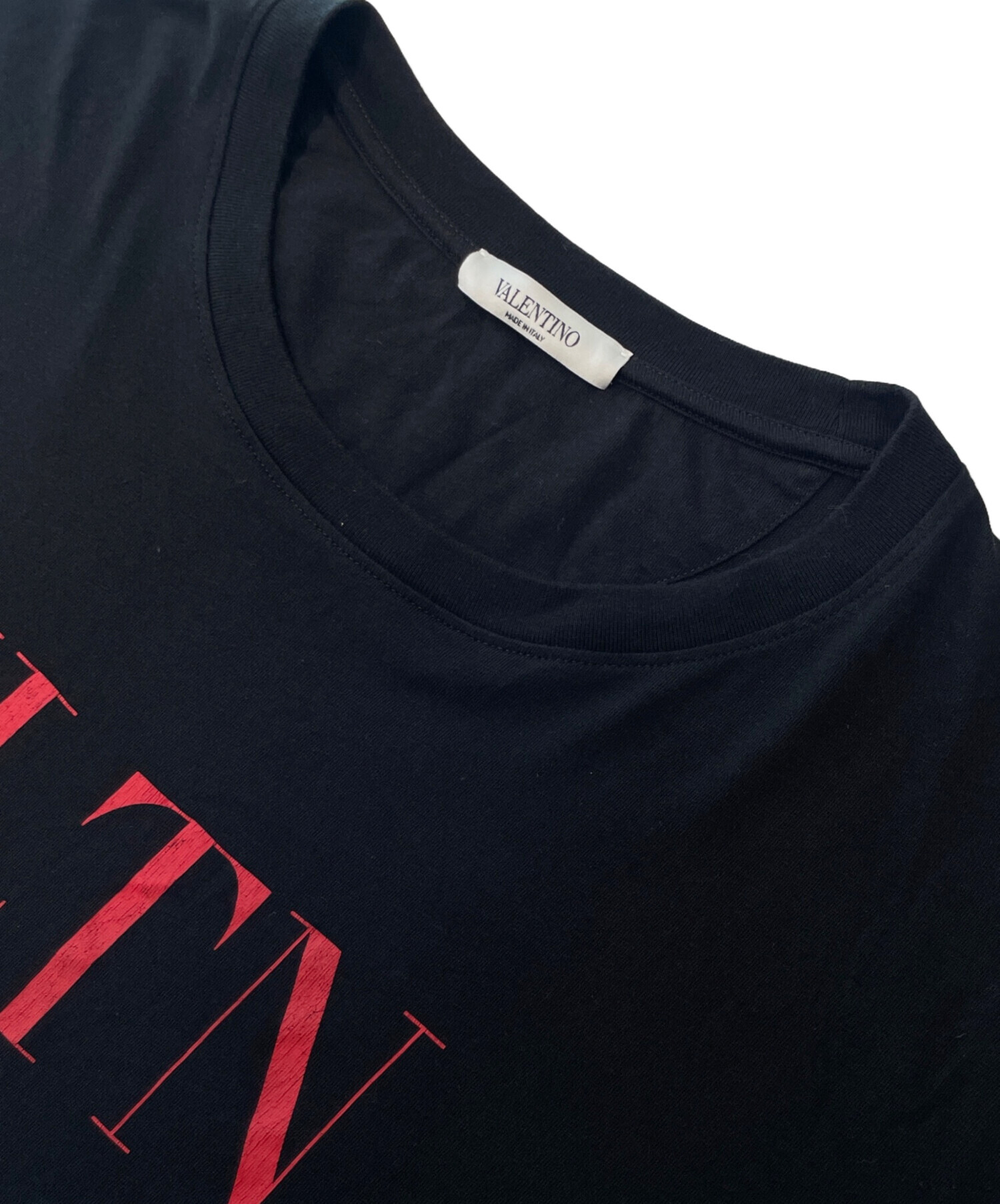 中古・古着通販】VALENTINO (ヴァレンティノ) VLTNTシャツ ブラック 