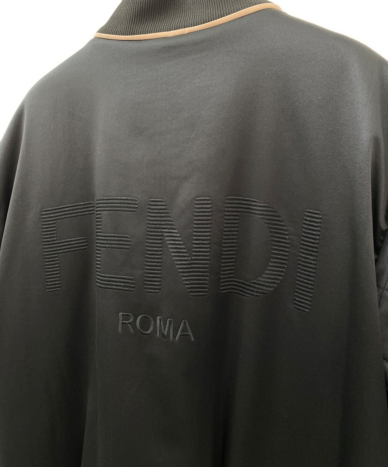 中古・古着通販】FENDI (フェンディ) リバーシブルブルゾン ブラック