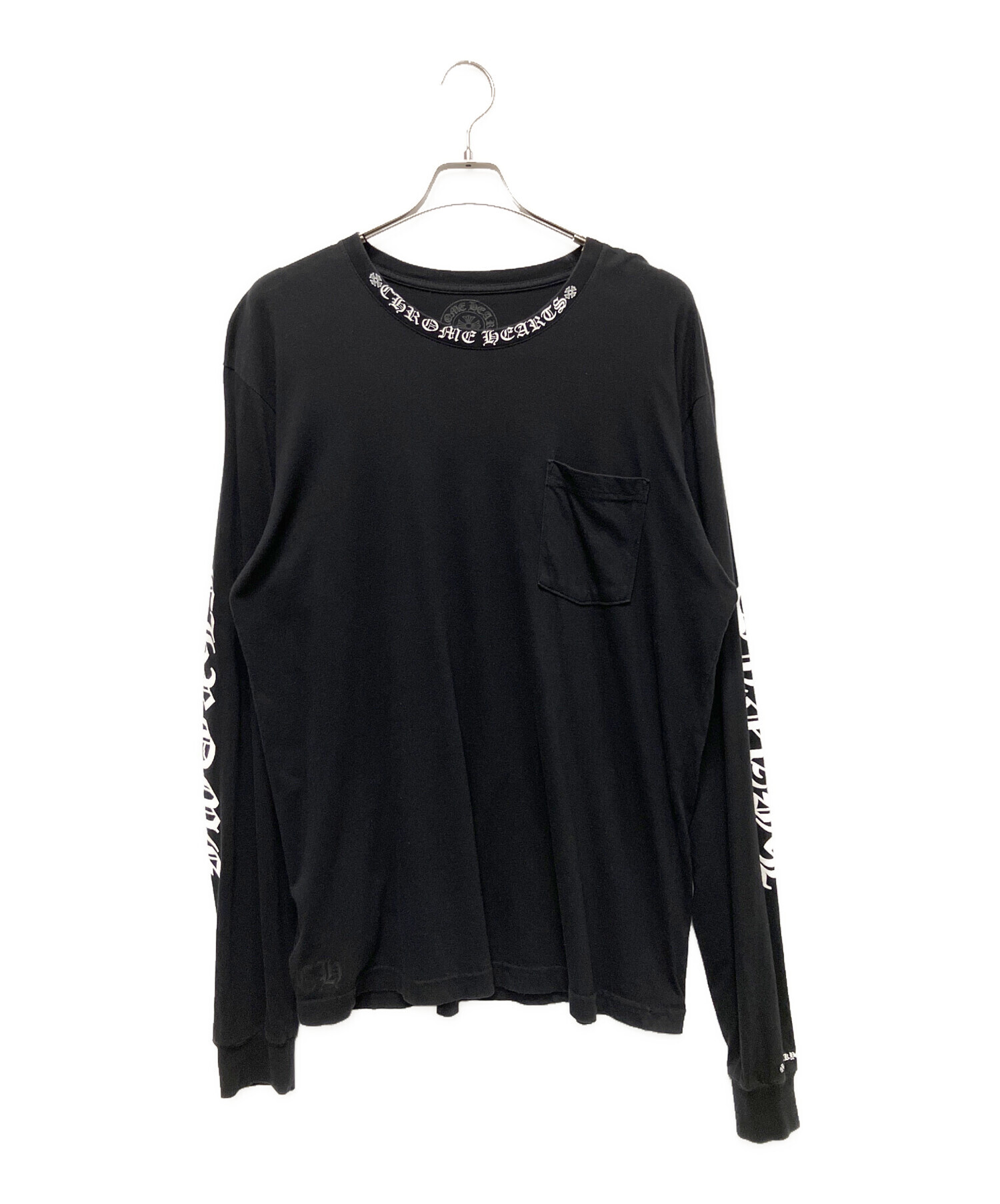 中古・古着通販】CHROME HEARTS (クロムハーツ) アームネックロゴT