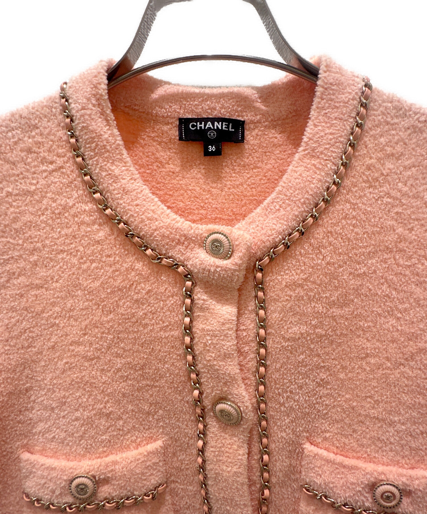 中古・古着通販】CHANEL (シャネル) ココマークボタンカーディガン