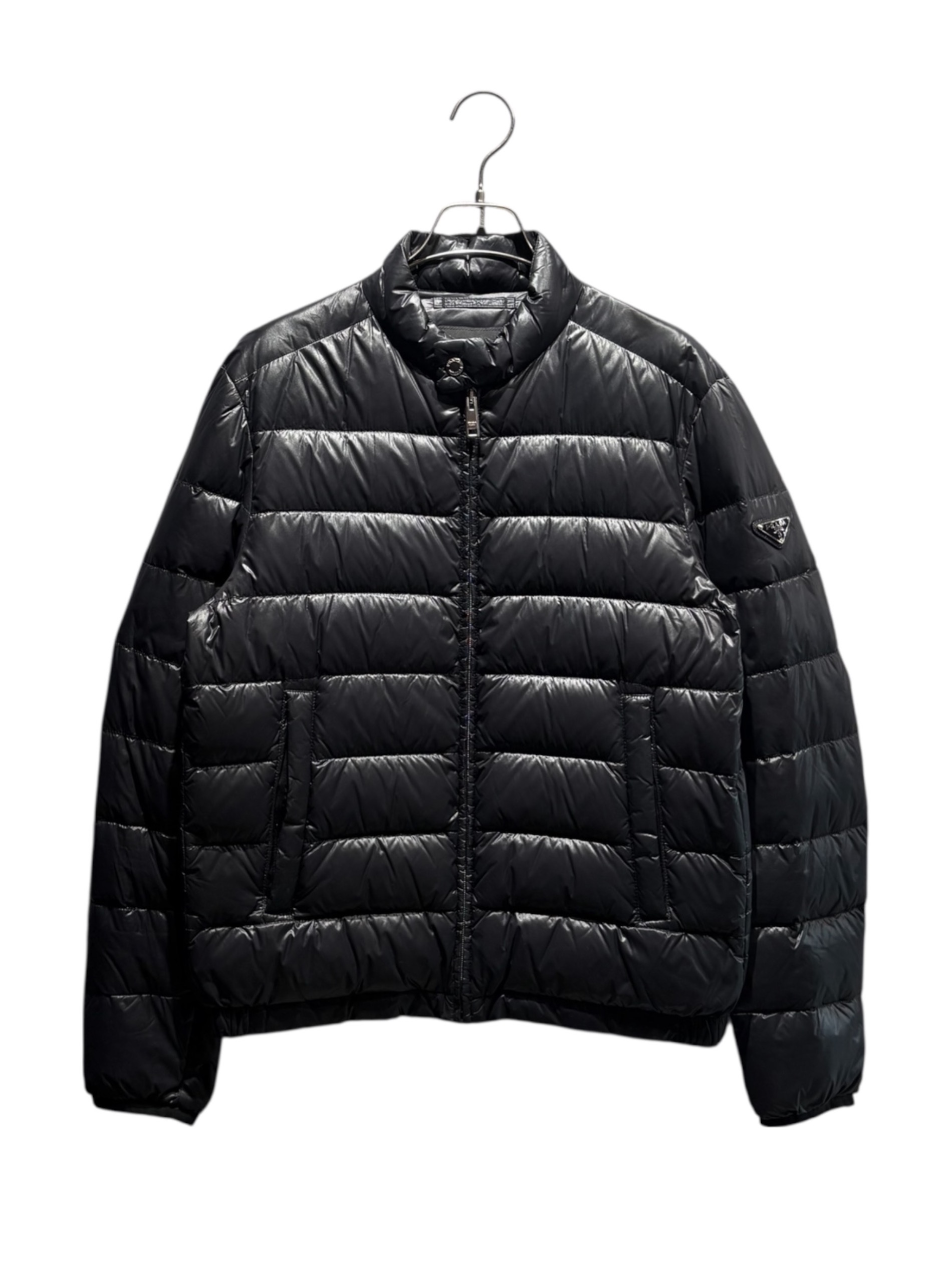 中古・古着通販】PRADA (プラダ) ロゴプレートダウンジャケット 