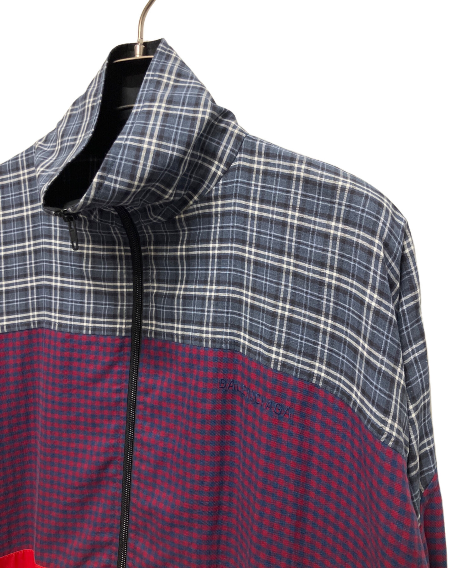 中古・古着通販】BALENCIAGA (バレンシアガ) 18AW チェック切替