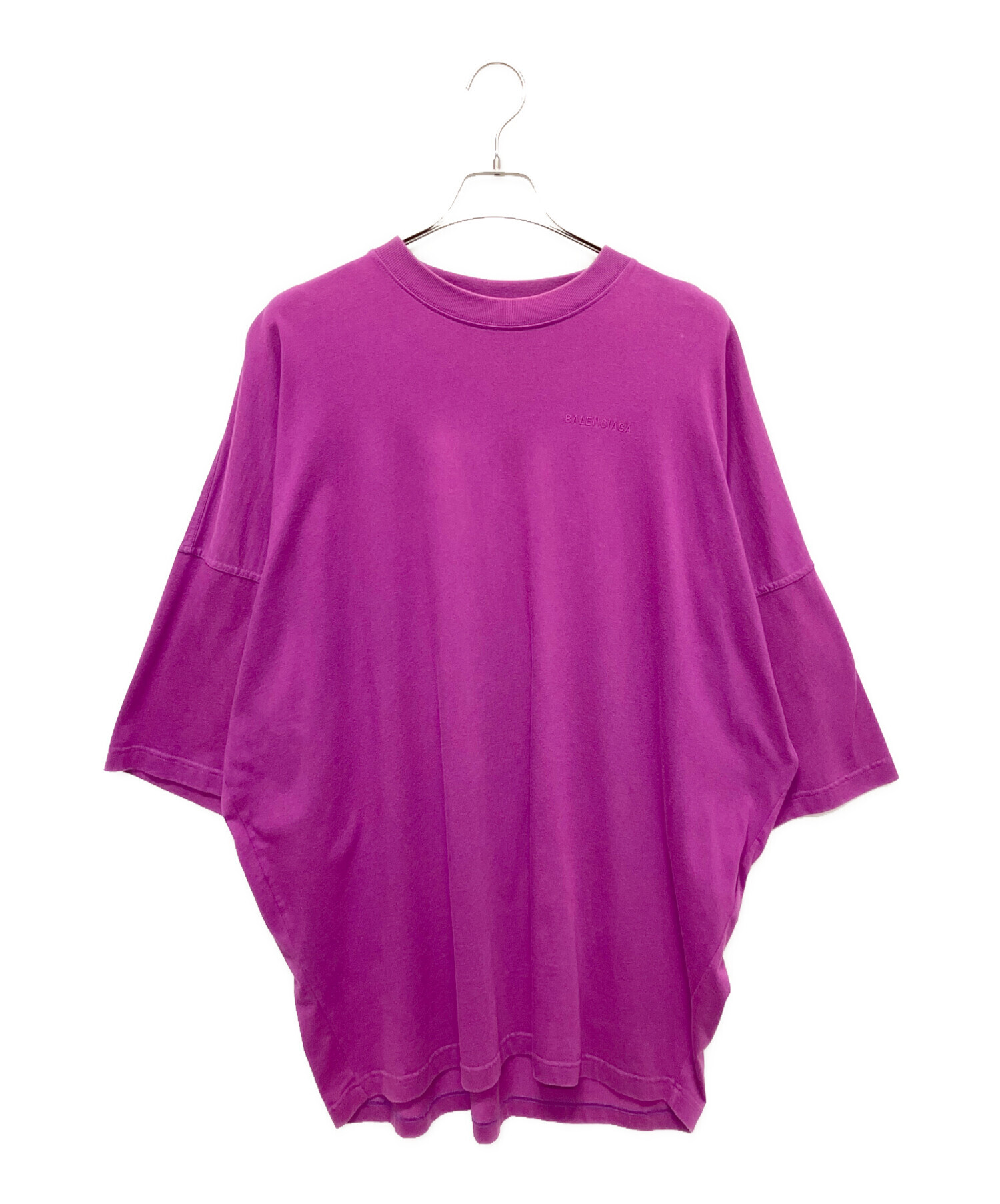 美品Balenciaga ロゴ入り Tシャツ ピンクオーバーサイズ 中古・古着通販】BALENCIAGA (バレンシアガ) オーバーサイズTシャツ