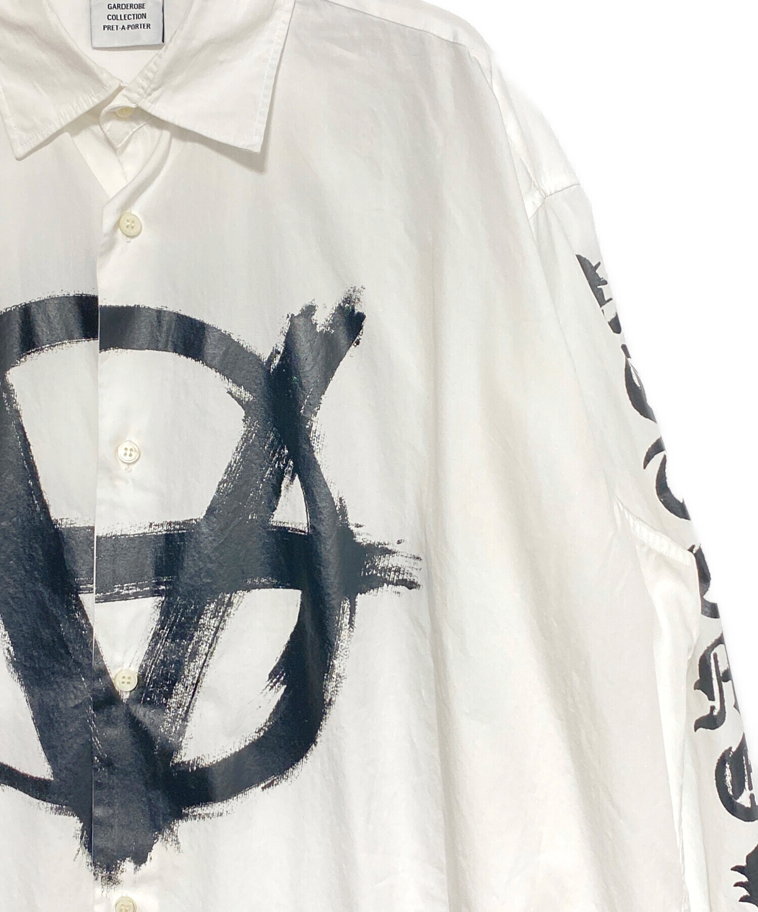 中古・古着通販】VETEMENTS (ヴェトモン) ダブルアナーキーシャツ