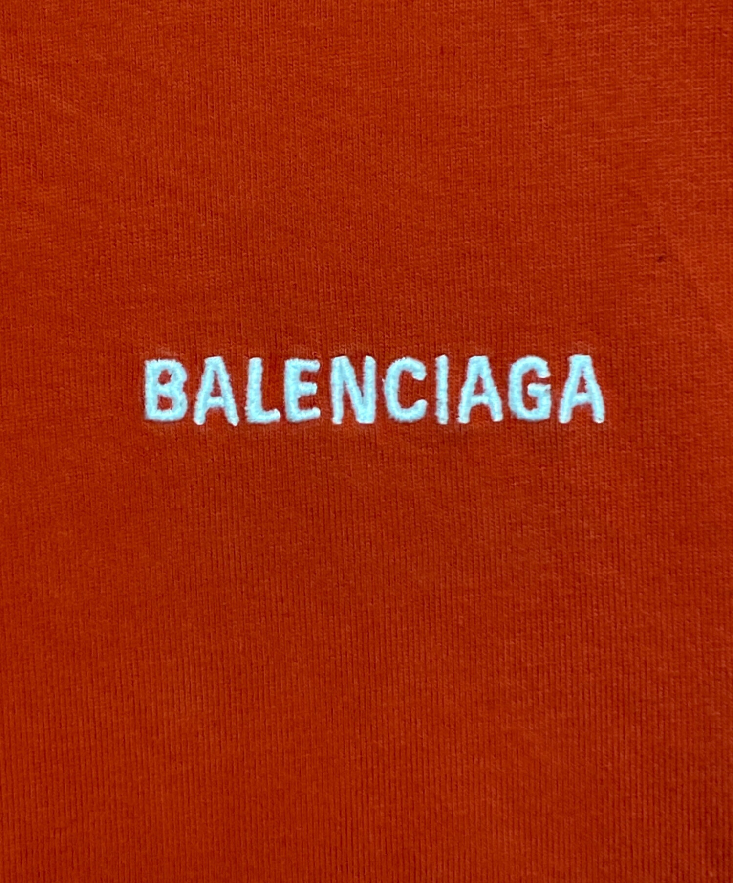 BALENCIAGA レッド Tシャツ XS 中古・古着通販】BALENCIAGA (バレンシアガ) ロゴTシャツ レッド