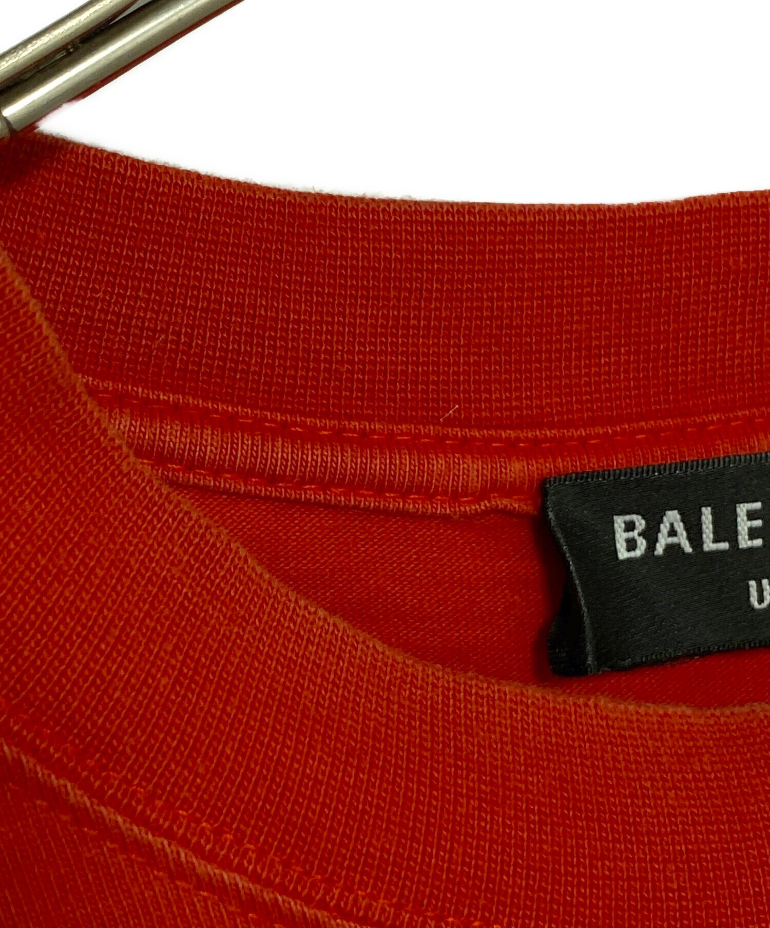 BALENCIAGA レッド Tシャツ XS 中古・古着通販】BALENCIAGA (バレンシアガ) ロゴTシャツ レッド