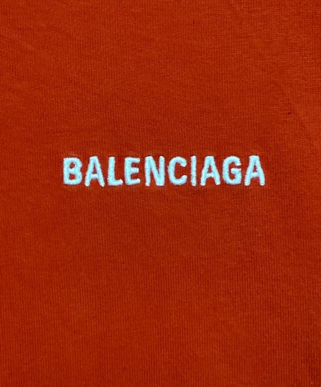 BALENCIAGA レッド Tシャツ XS 中古・古着通販】BALENCIAGA (バレンシアガ) ロゴTシャツ レッド
