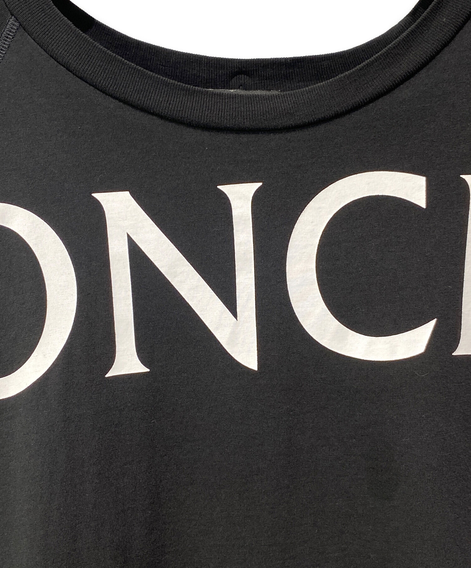 中古・古着通販】MONCLER (モンクレール) ロゴラグランTシャツ 
