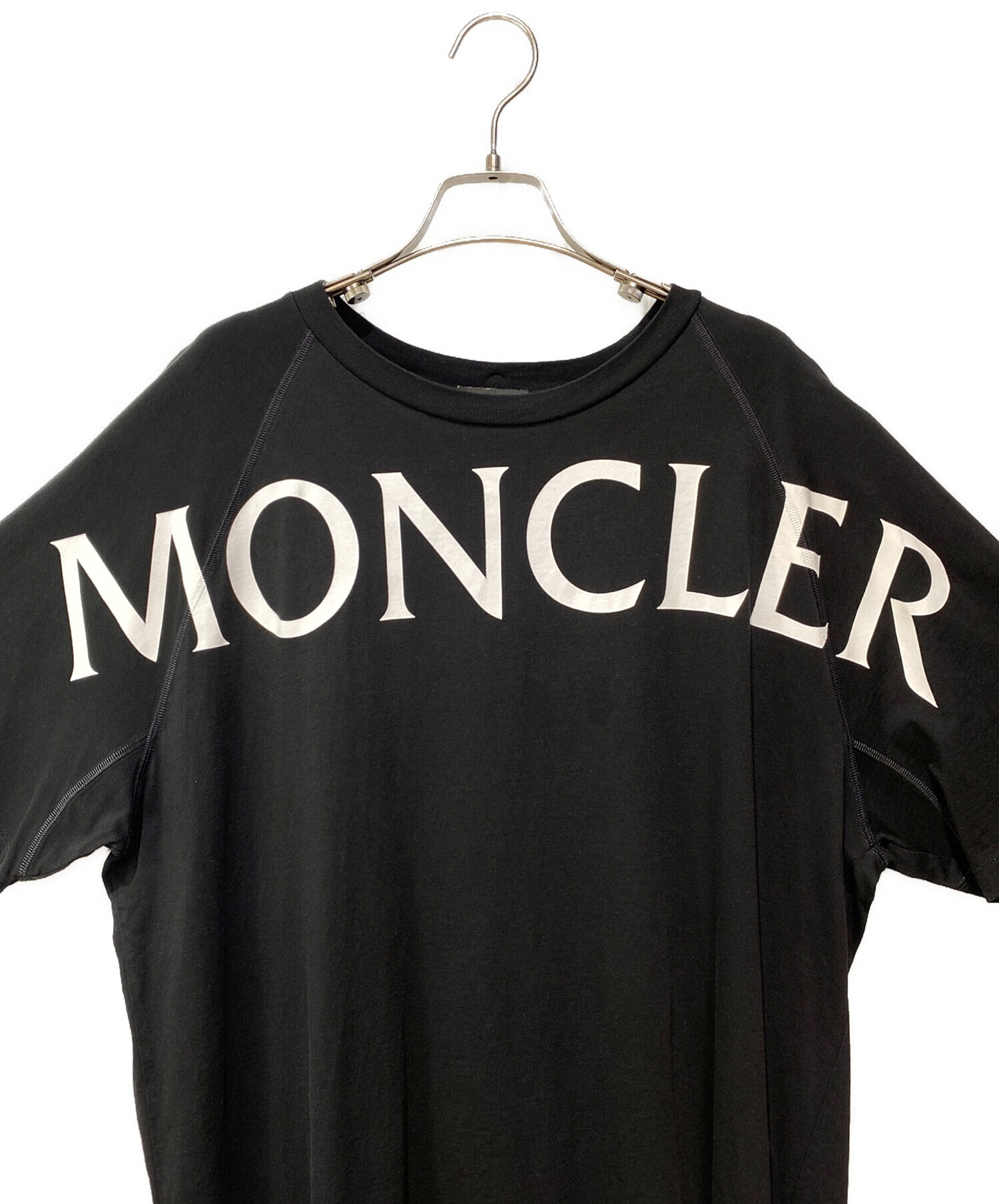 中古・古着通販】MONCLER (モンクレール) ロゴラグランTシャツ 