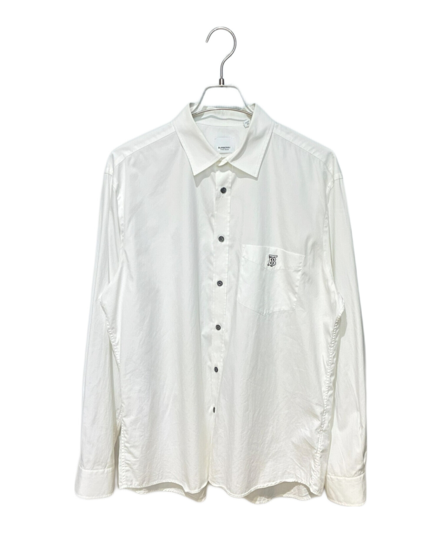 中古・古着通販】BURBERRY (バーバリー) TBロゴシャツ ホワイト サイズ 
