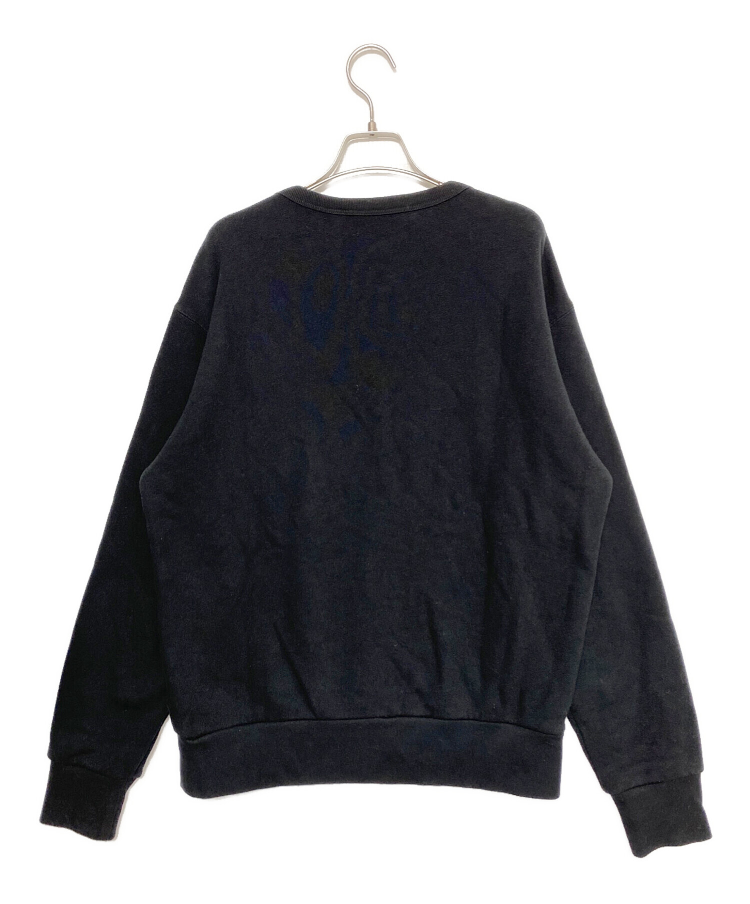 中古・古着通販】GUCCI (グッチ) ロゴスウェット ブラック サイズ:XS 