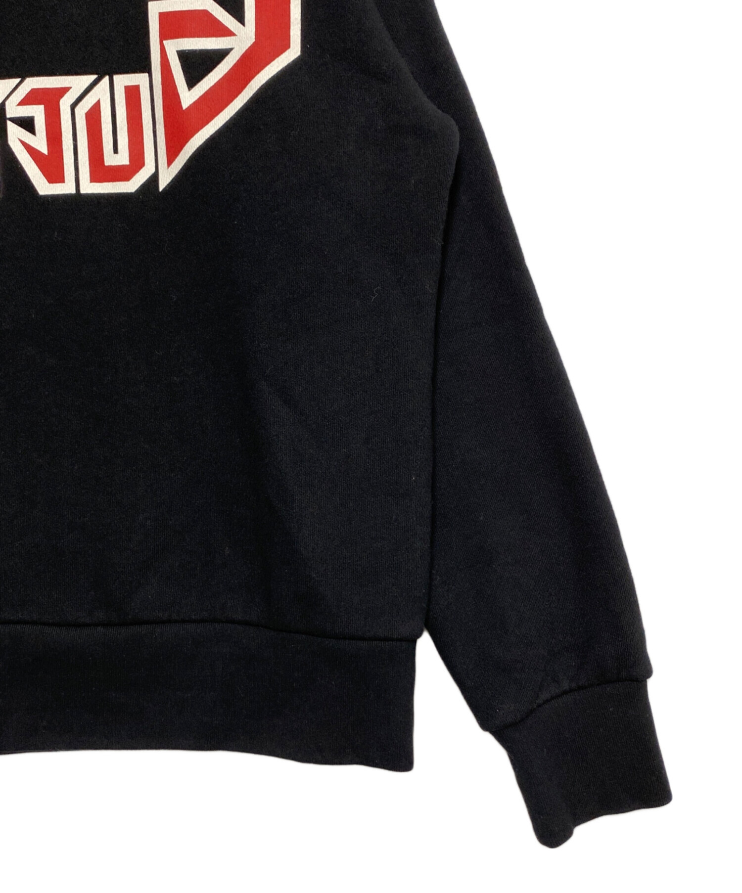 中古・古着通販】GUCCI (グッチ) ロゴスウェット ブラック サイズ:XS 