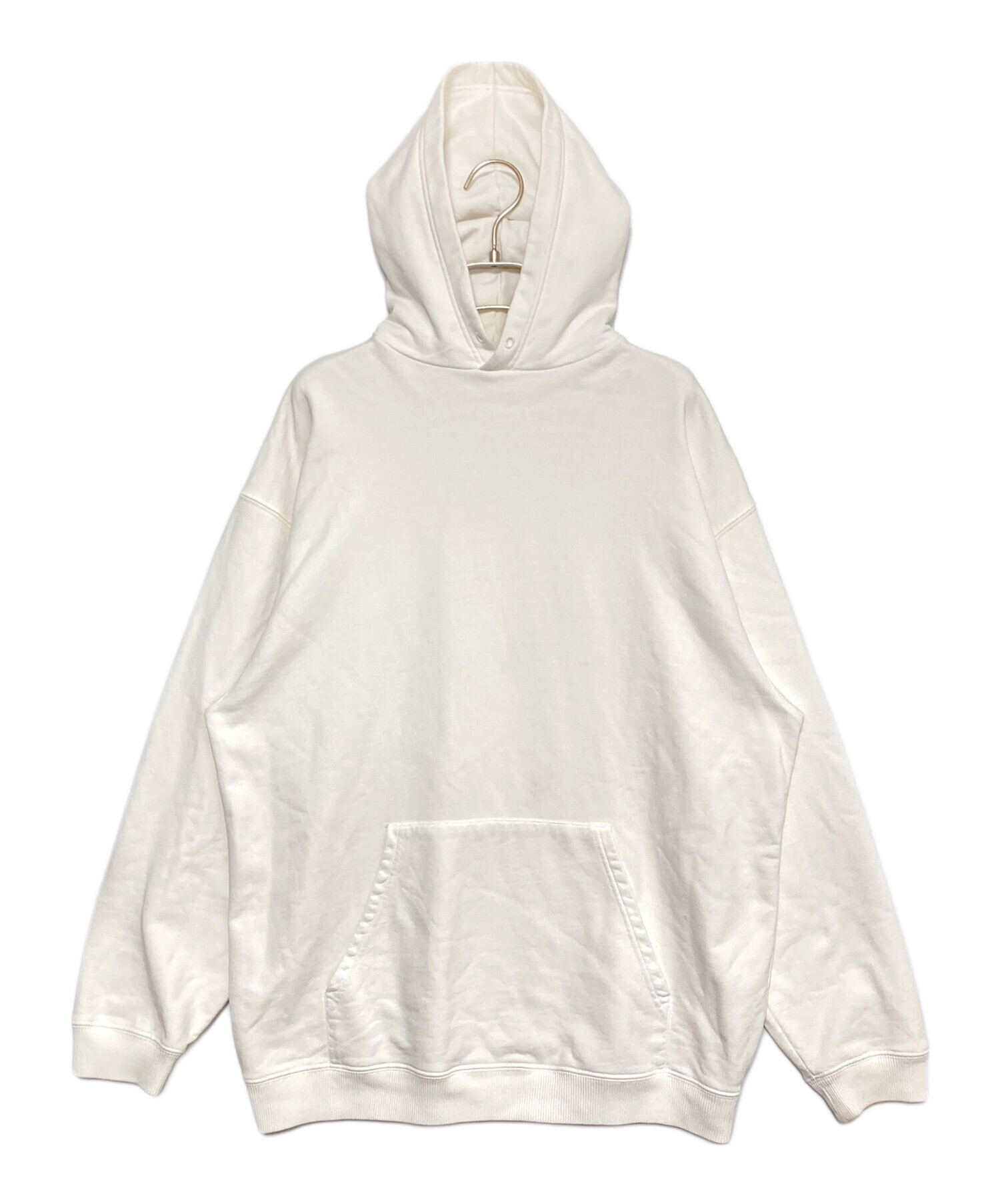 中古・古着通販】BALENCIAGA (バレンシアガ) ロゴパーカー ホワイト