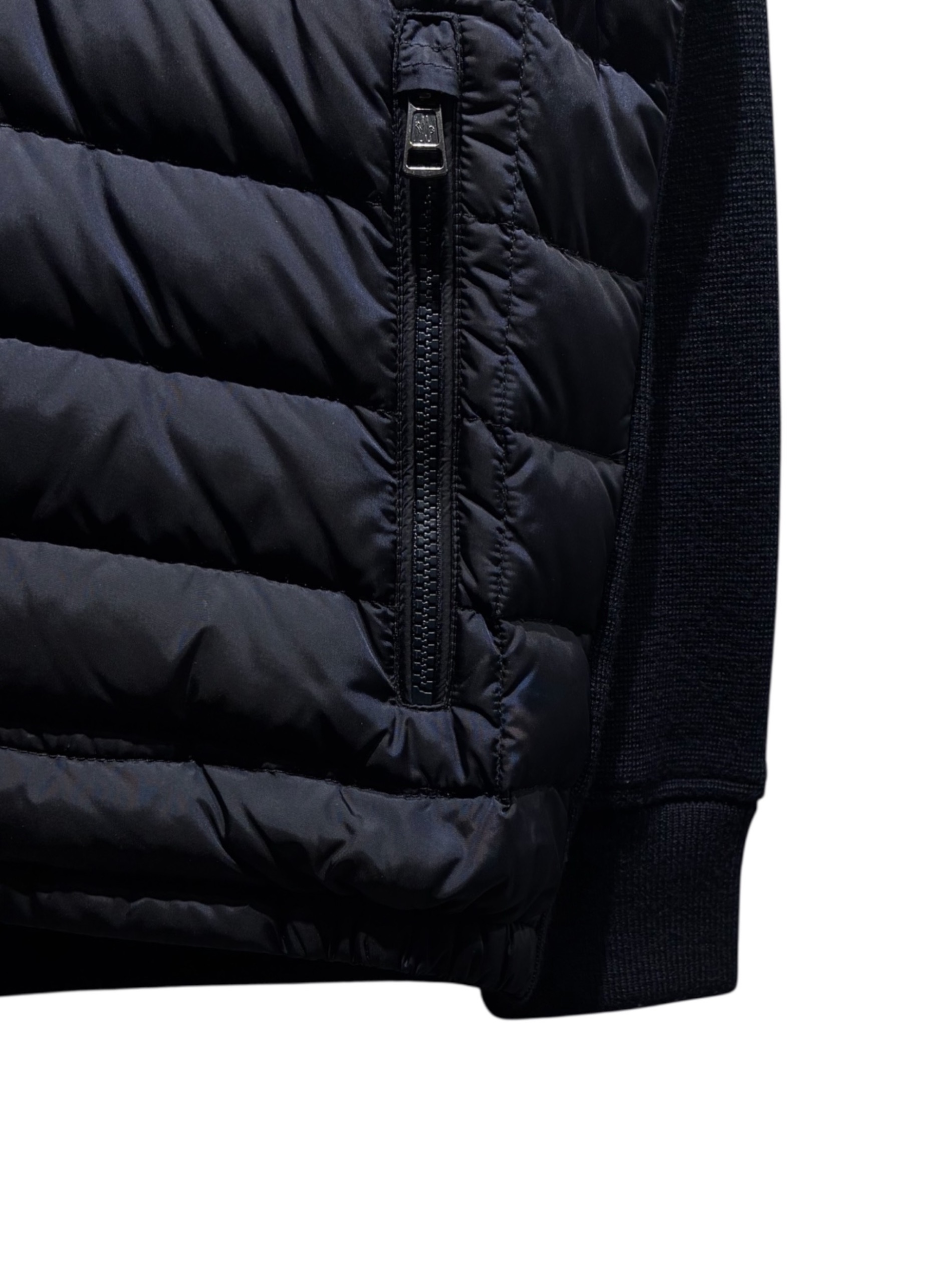 中古・古着通販】MONCLER (モンクレール) ニット切替ダウンジャケット