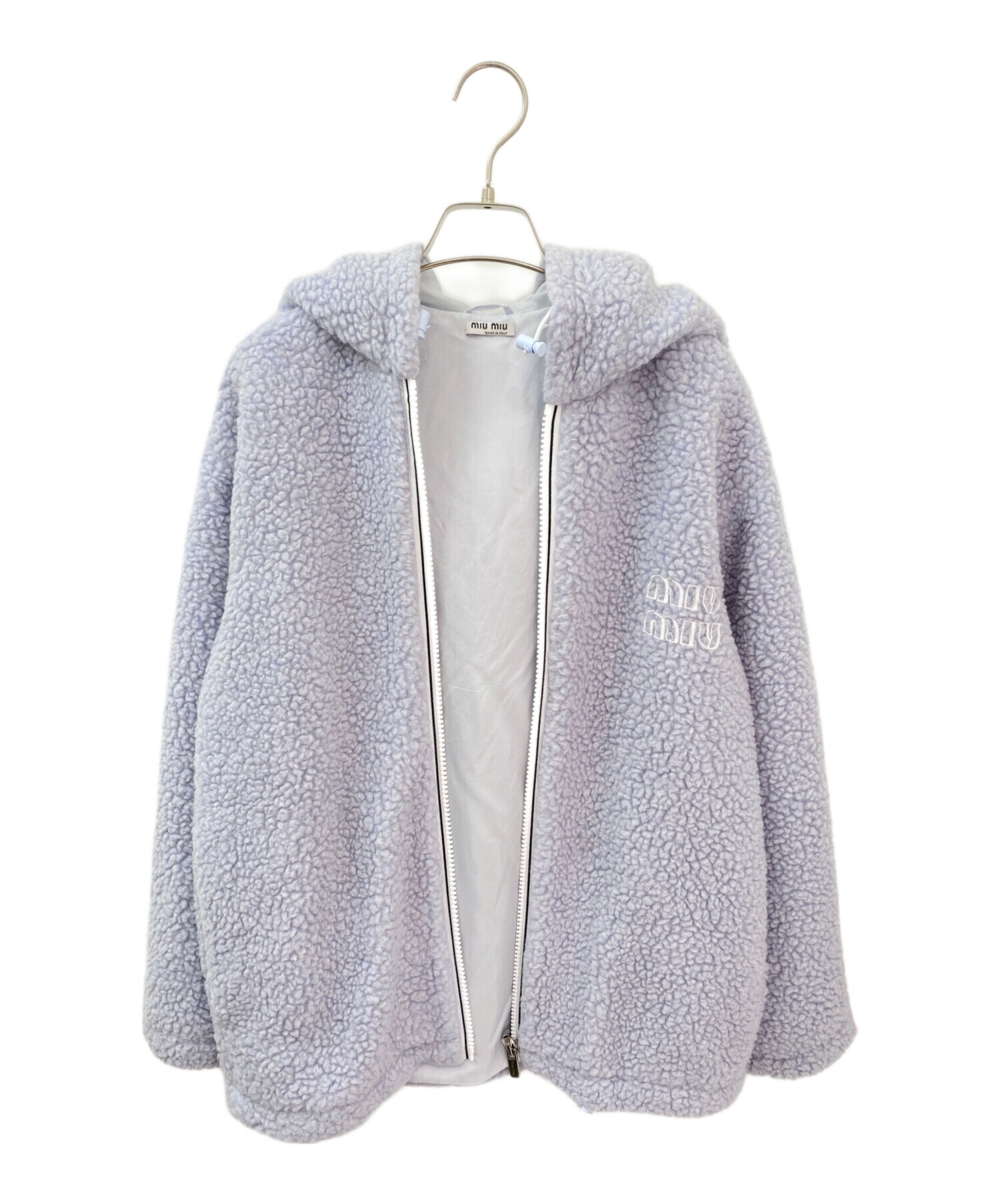 Miu Miu ミュウミュウ パーカー M グレー 【古着】【中古】【送料無料】 MIU MIU - Miu Miu ミュウミュウ パーカー M グレー 【古着】【中古